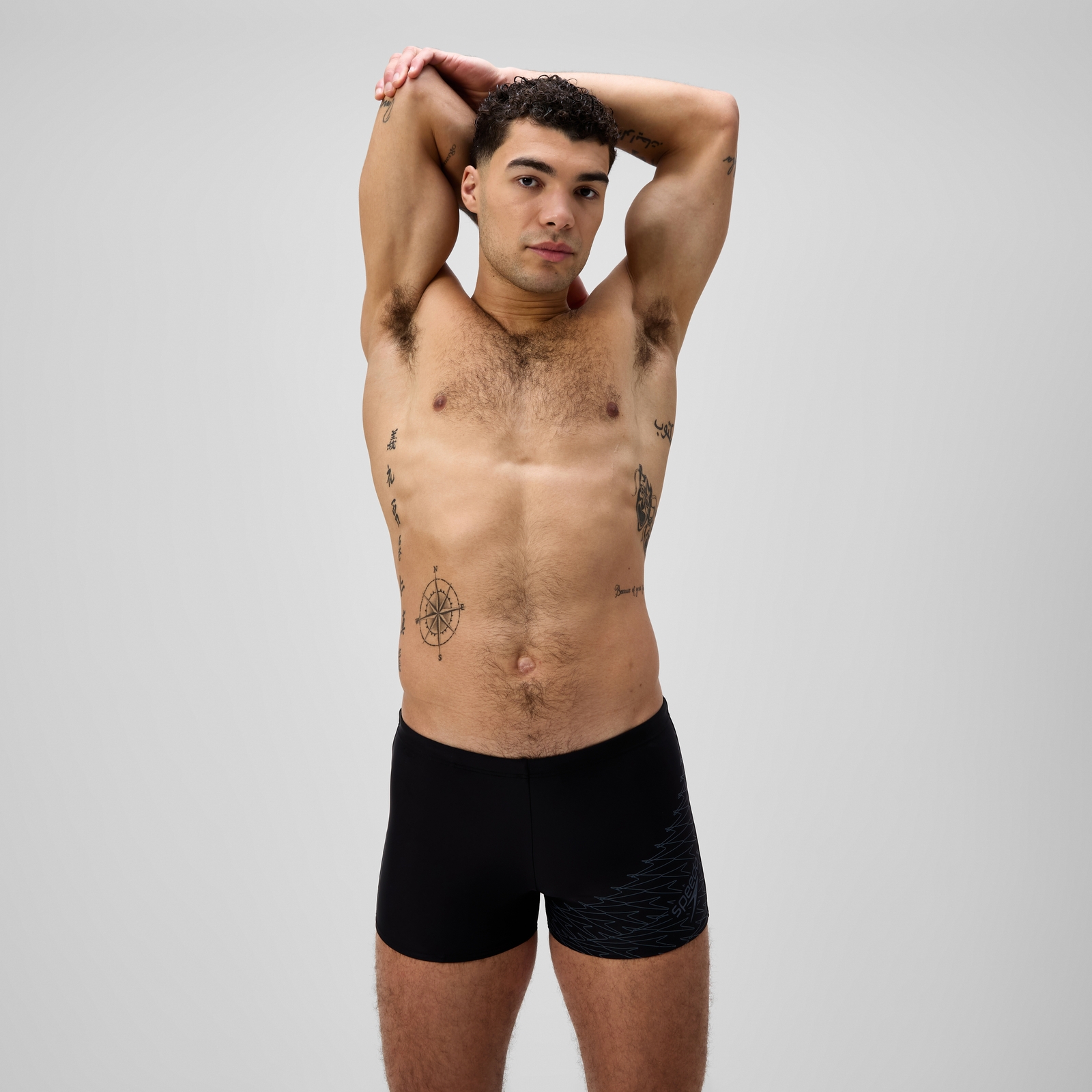 Men's Medley Logo Aquashort Black/Grey