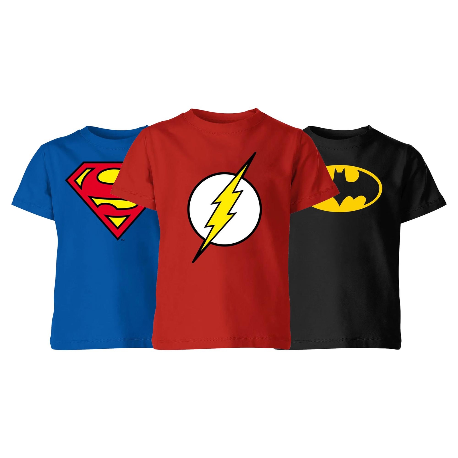 DC Comics Kids' 3-Pack T-Shirts - 9-10 Years