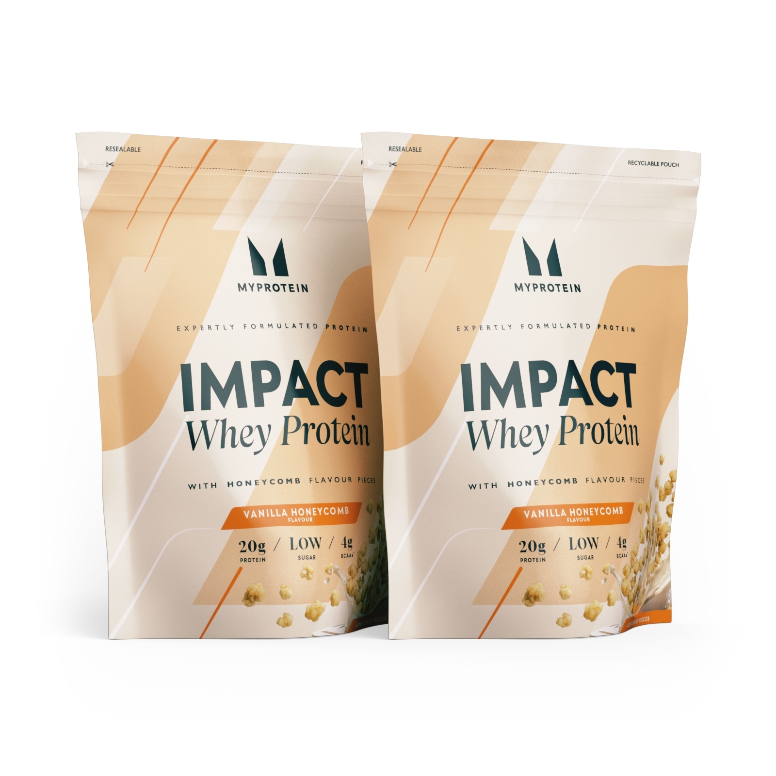 Impact Whey Protein Powder - 1920g - Vanilla Honeycomb