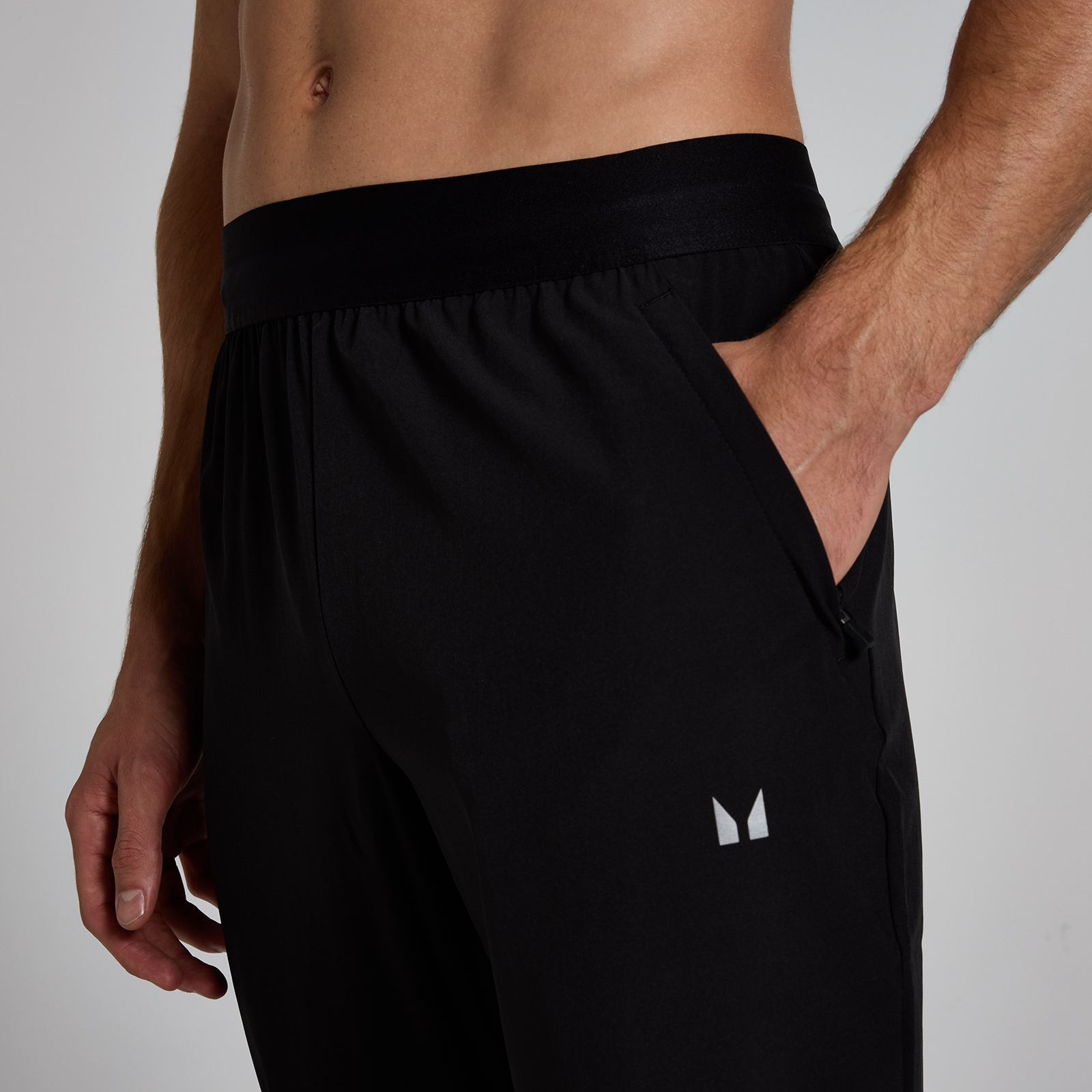 Thumbnail - MP Herren Active Gewebte Jogginghose – Schwarz - M