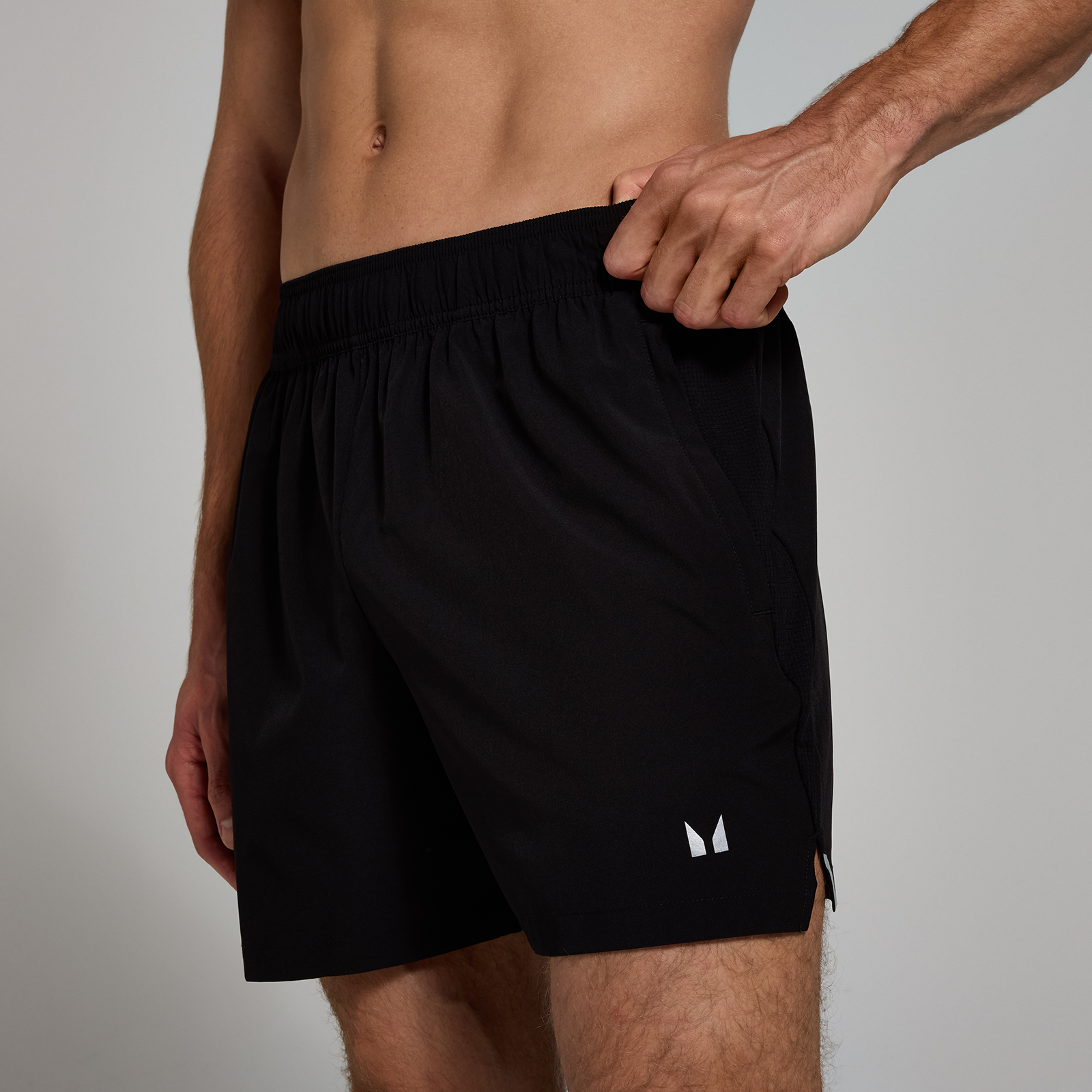 Thumbnail - MP Herren Active Gewebte 13-cm-Shorts – Schwarz  - S