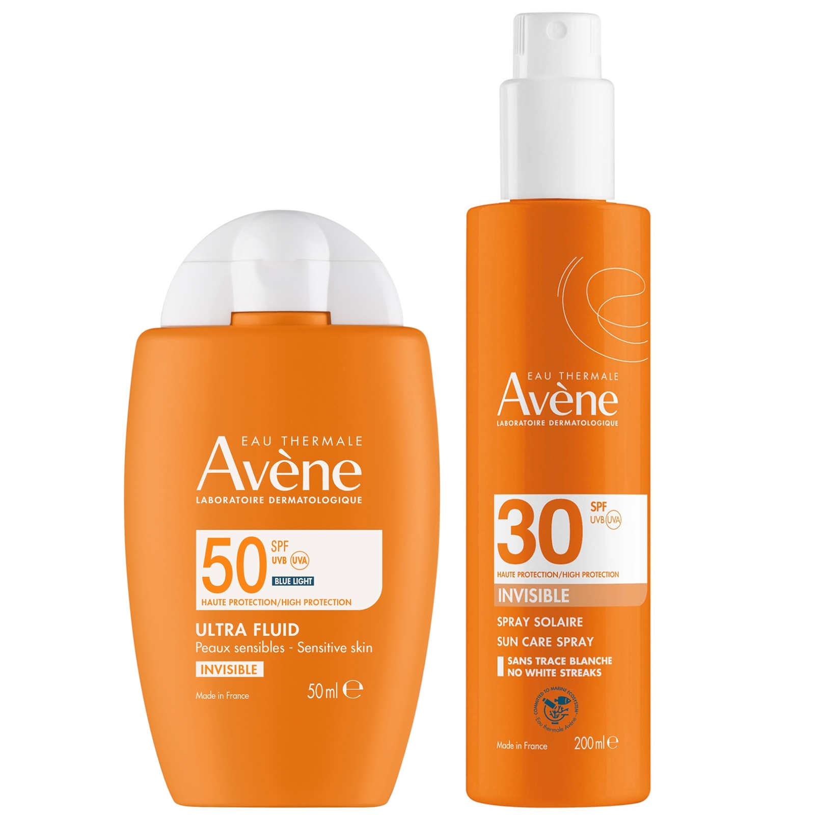 

Avène Fluid Invisible and Sun Cream Bundle