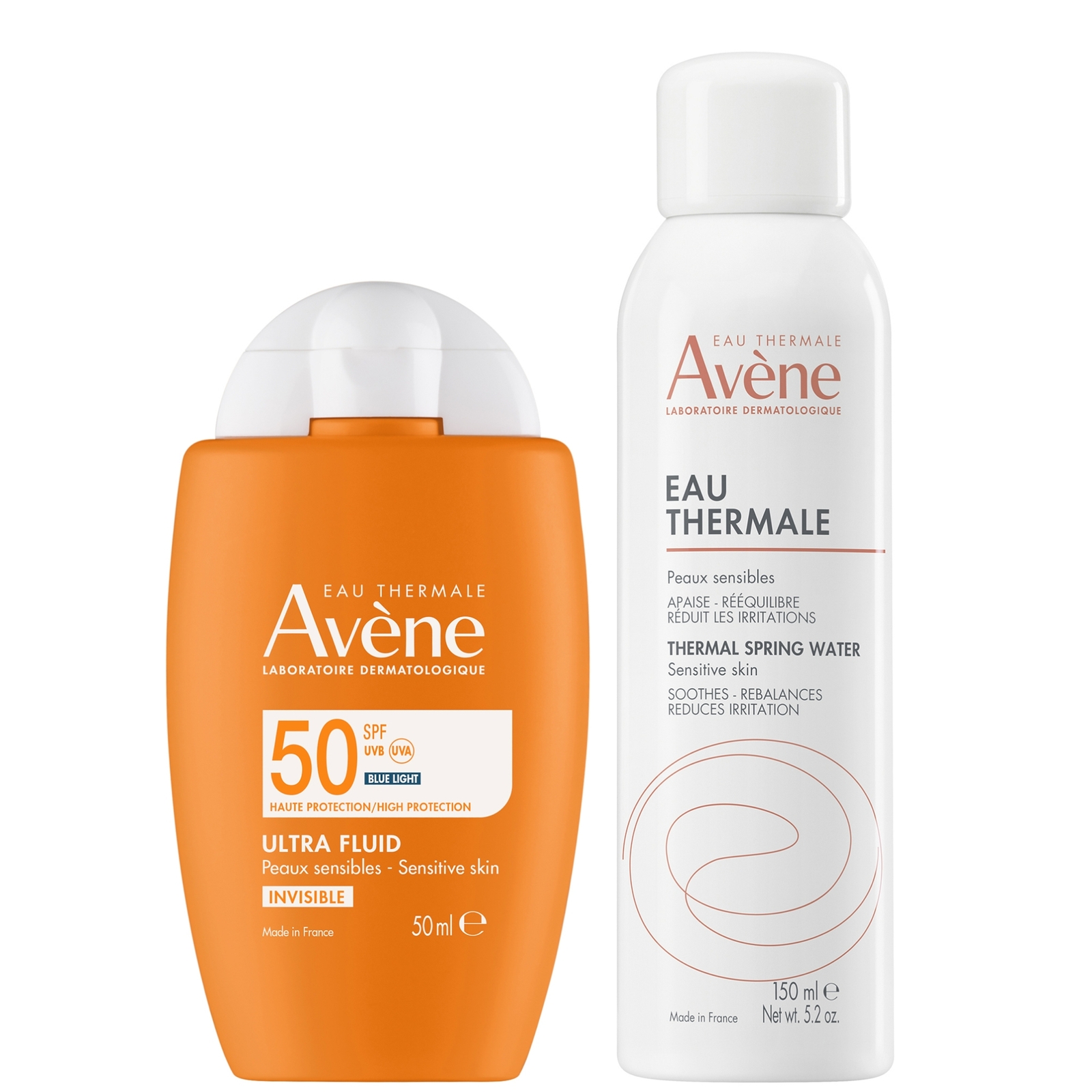 

Avène Fluid Invisible and Thermal Water Bundle