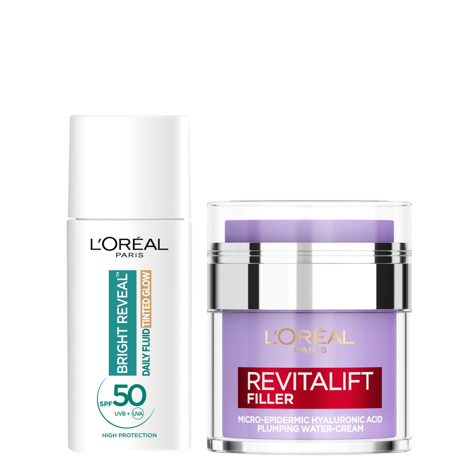 L'oréal Paris L'oreal Paris Hyaluronic Filler Water Cream & Tinted Glow Spf50+ (various Shades) - Pearl Glow