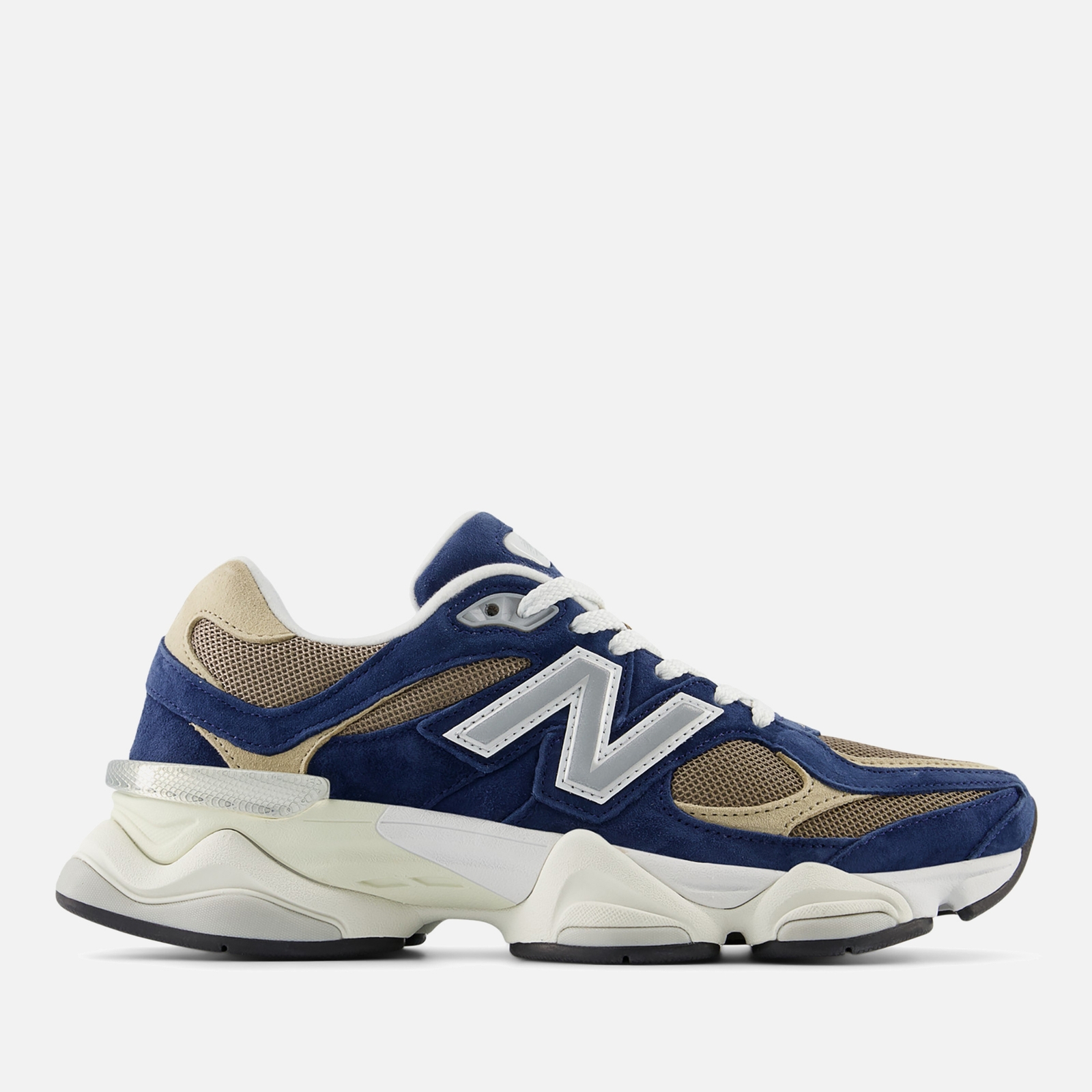 New Balance Men's 9060 Suede and Mesh Trainers - UK 8