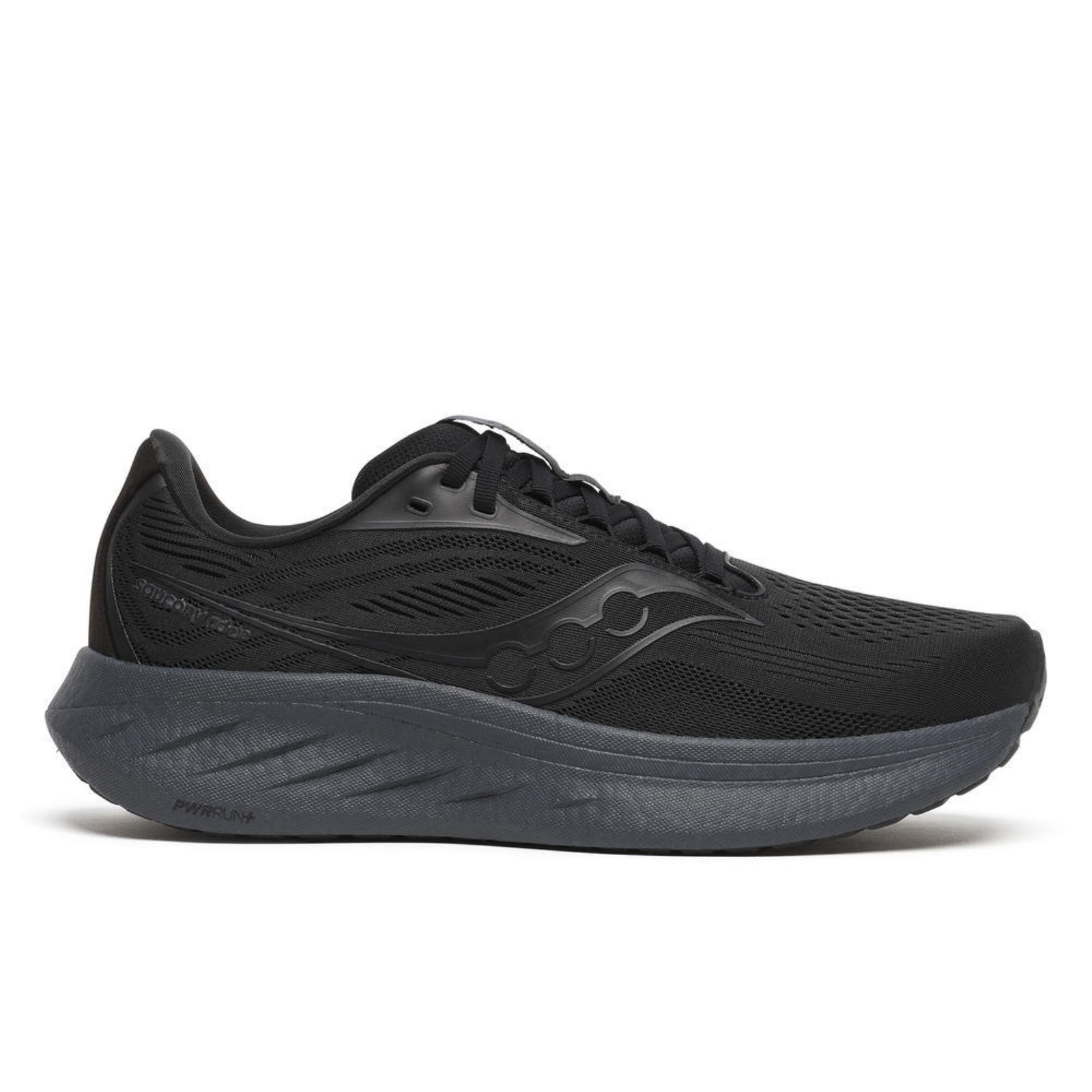 Saucony Ride 18 - Black/ Shadow - 7