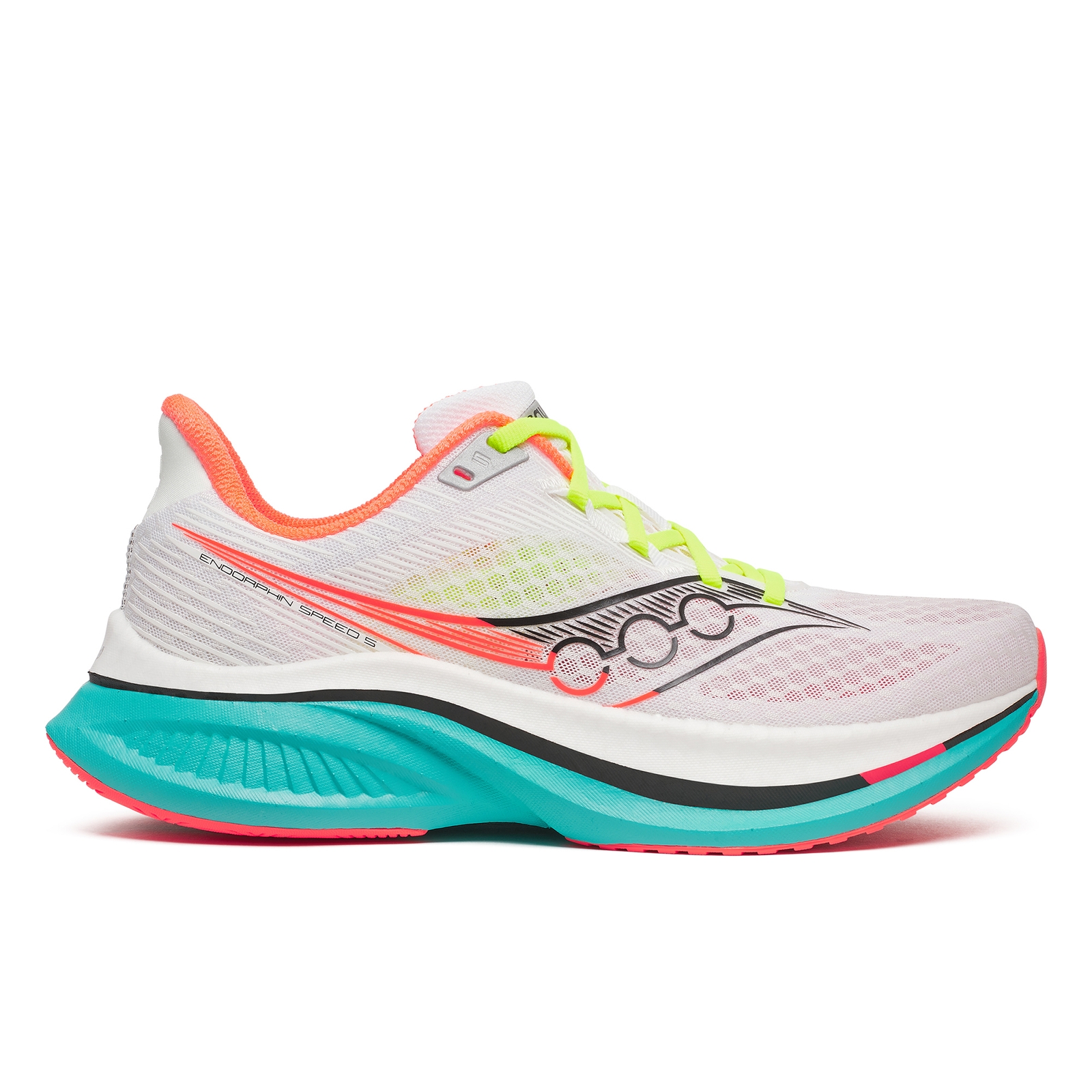 Saucony Speed 5 - White/ Mutant - 9