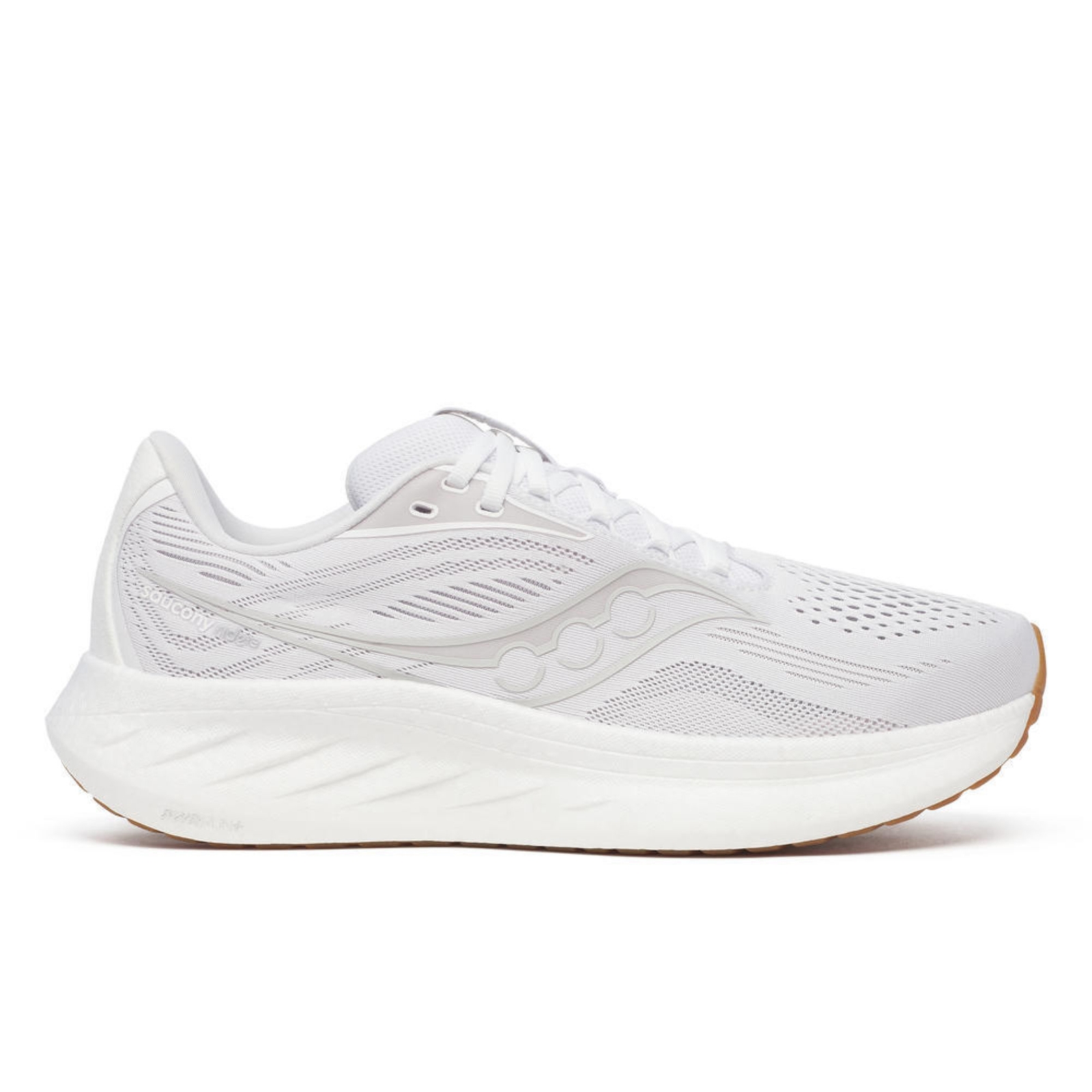 Saucony Men's Ride 18 - White/ Gum - 9