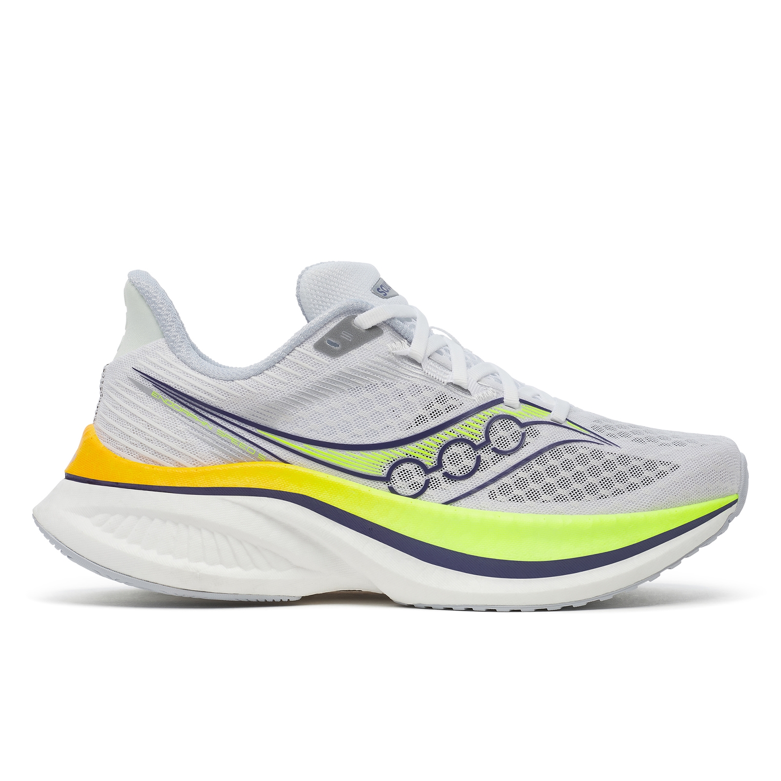 Myprotein UK Saucony Women's Endorphin Speed 5 Trainer - White/Citron - 5
