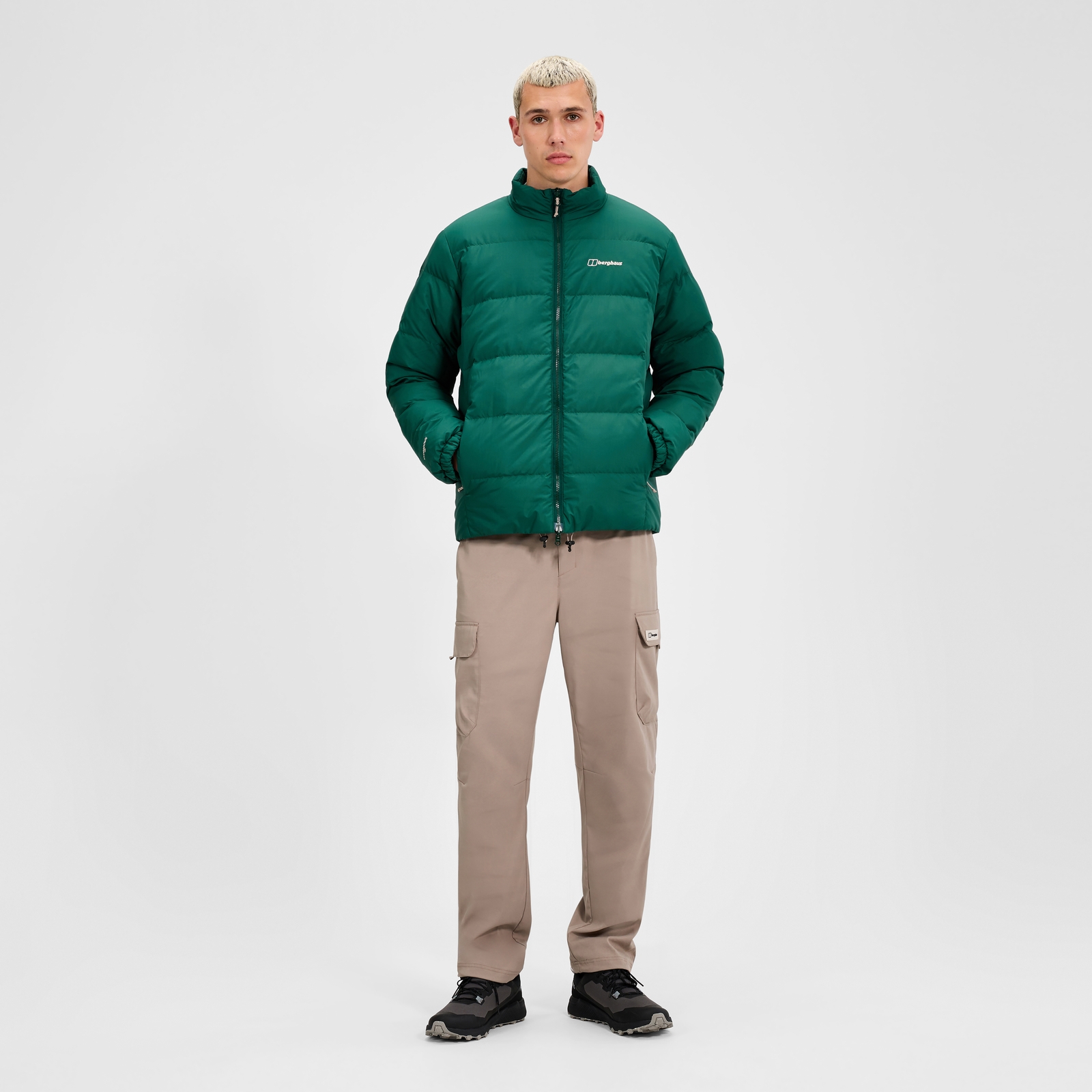 Men's Fulstow Reversible Down Jacket - Green/Black