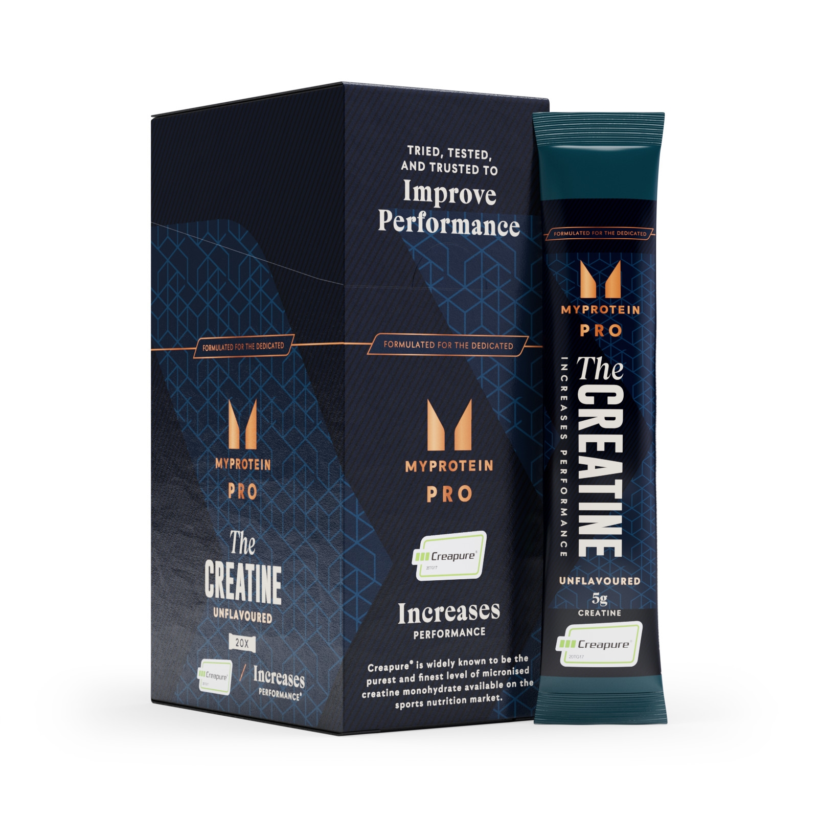 THE Creatine (Creapure) | Confezione Stick - 20 x 6.8g - Senza aroma