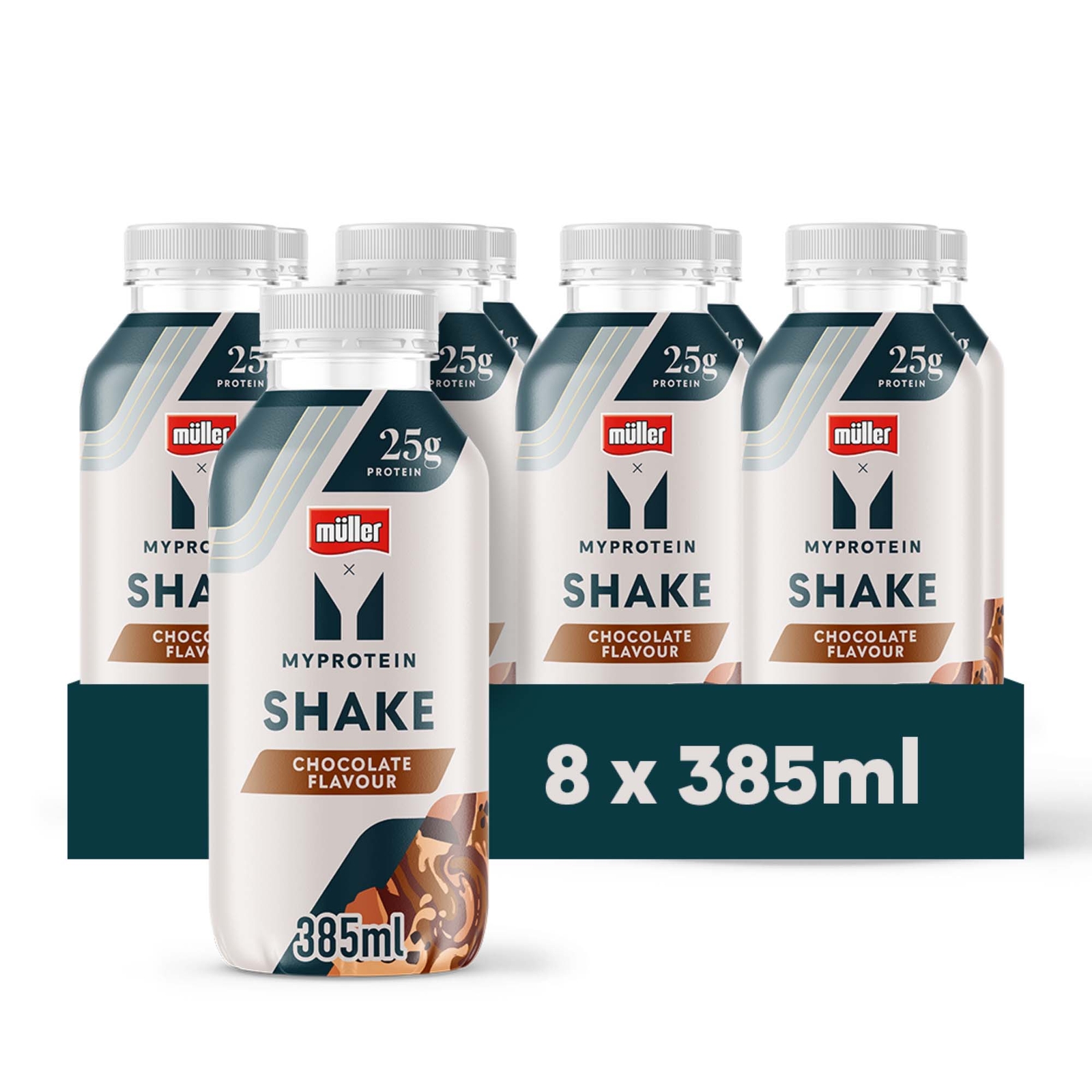 Myprotein UK MyProtein Müller x Myprotein Shake - 8 x 385ml - Chocolate