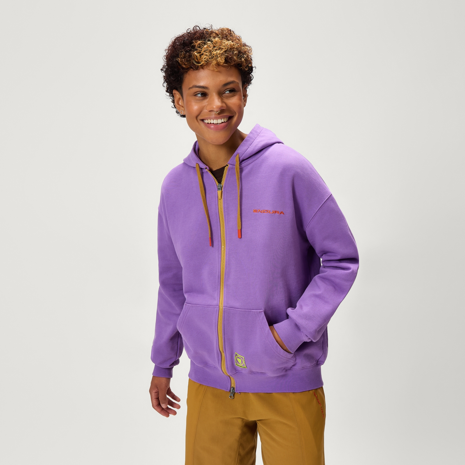 Endura Unisex Forty1Thirty Hoodie - Thistle | Extra 10% off first order.