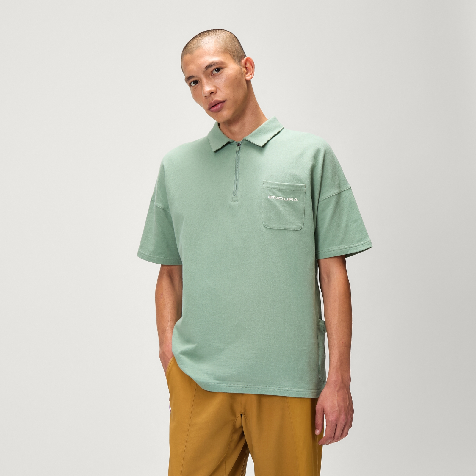 Endura Unisex Forty1Thirty Polo - Loch Green | Extra 10% off first order.