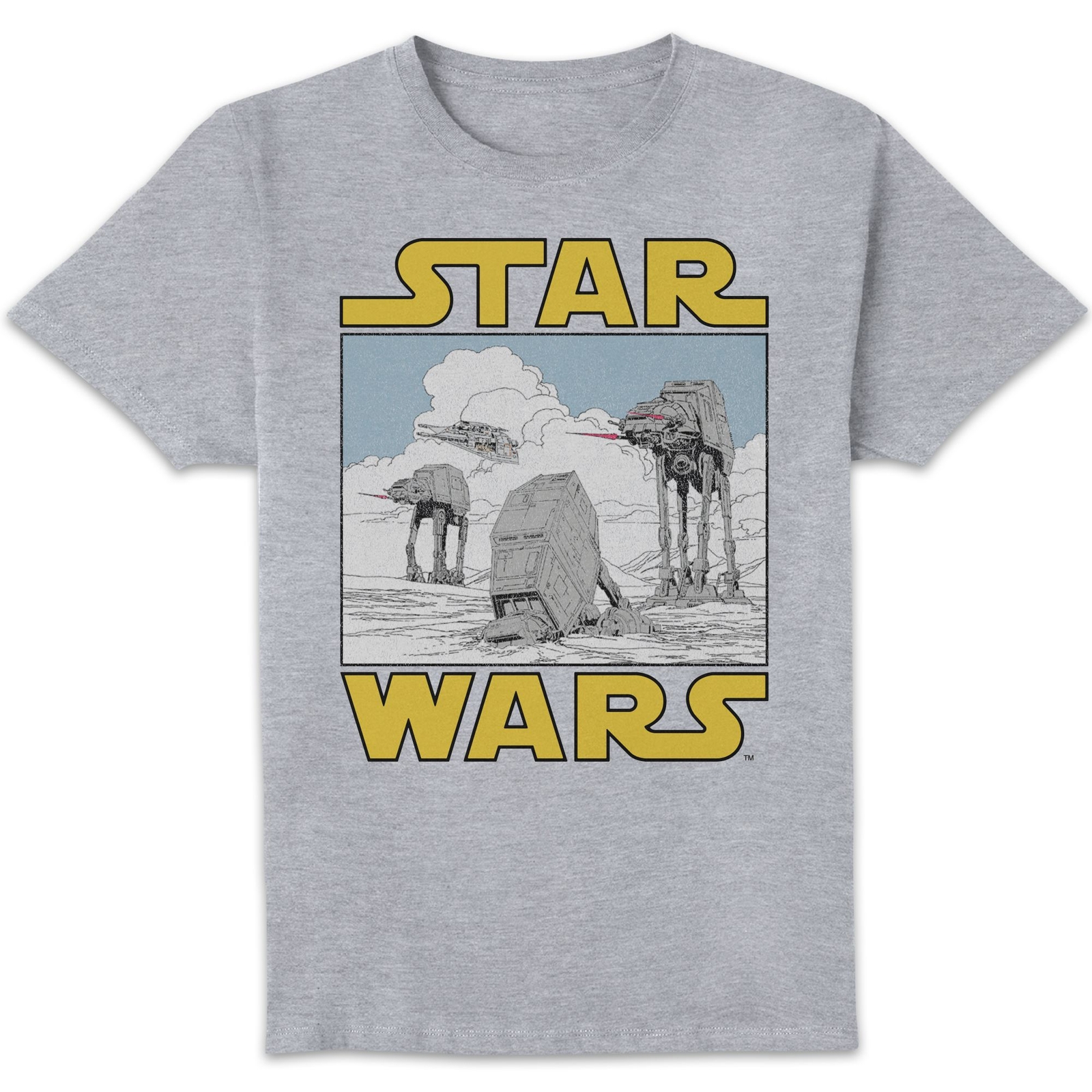 Star Wars AT-ATSnow Unisex T-Shirt - Grey - XL