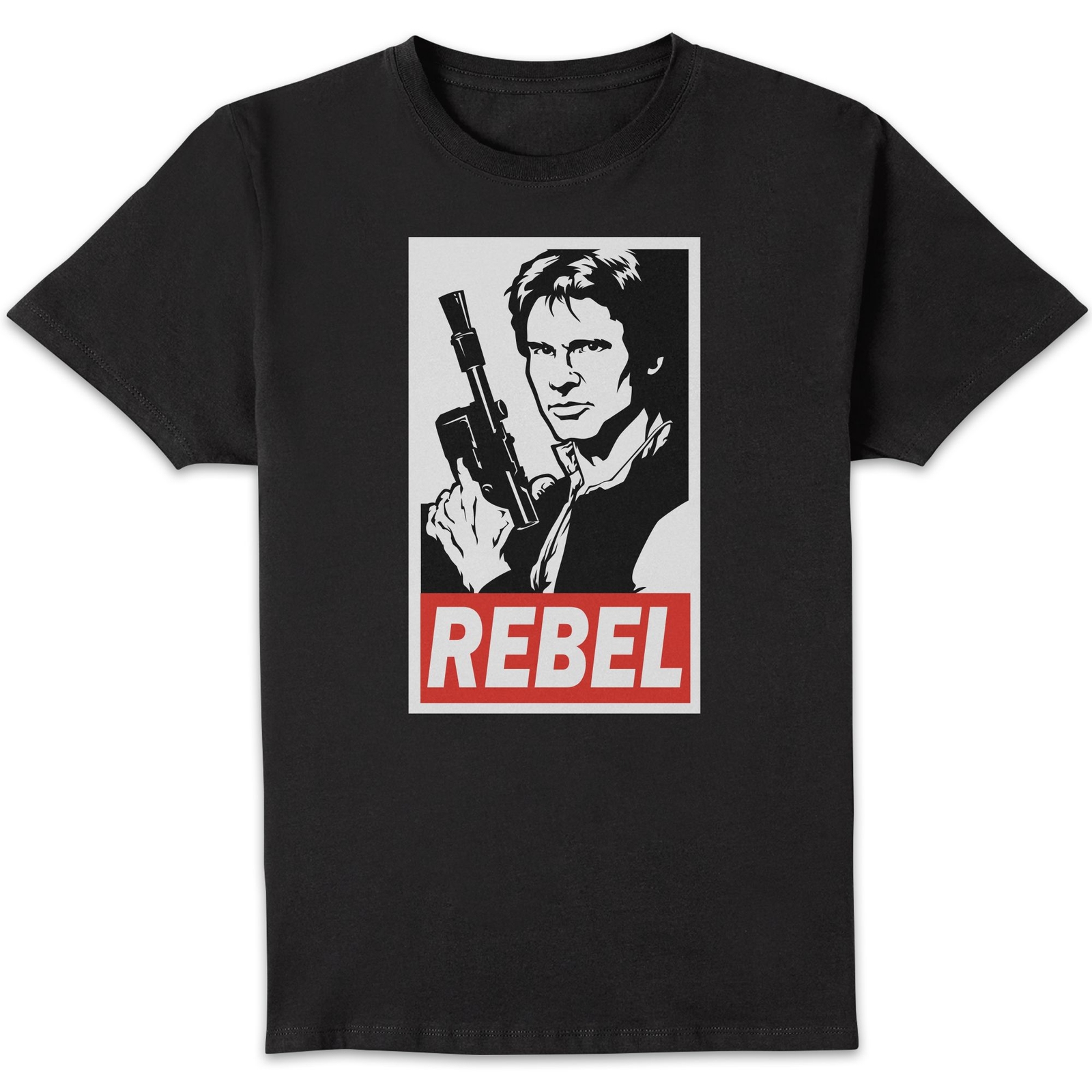 Star Wars Han Solo Rebel Unisex T-Shirt - Black - XXL