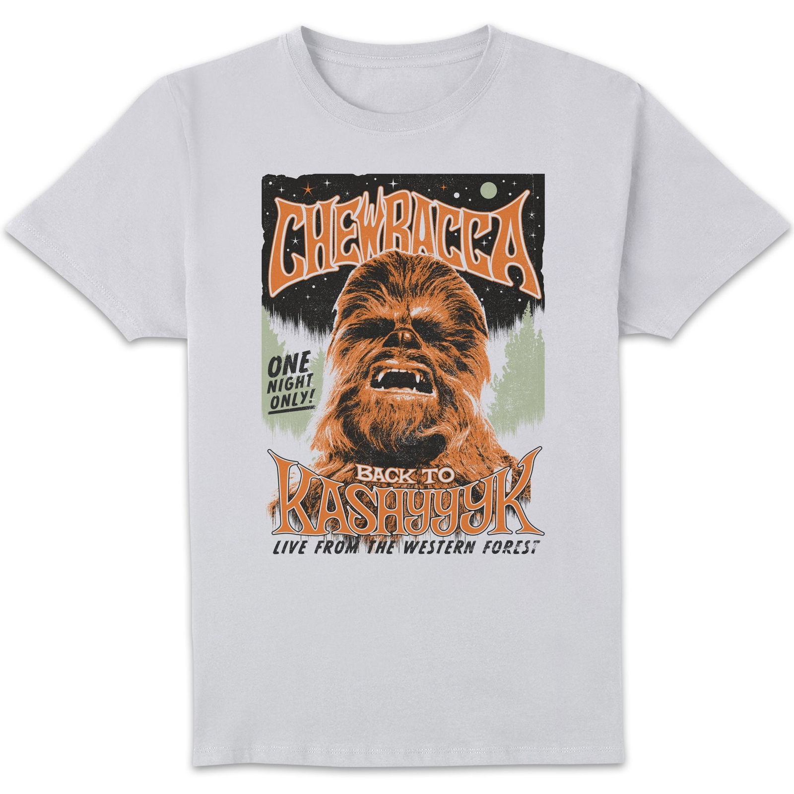 Star Wars Chewbacca Poster Unisex T-Shirt - White - XXL