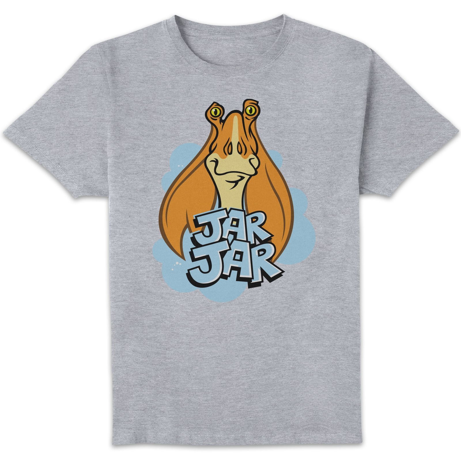 Star Wars Jar Jar Unisex T-Shirt - Grey - 5XL