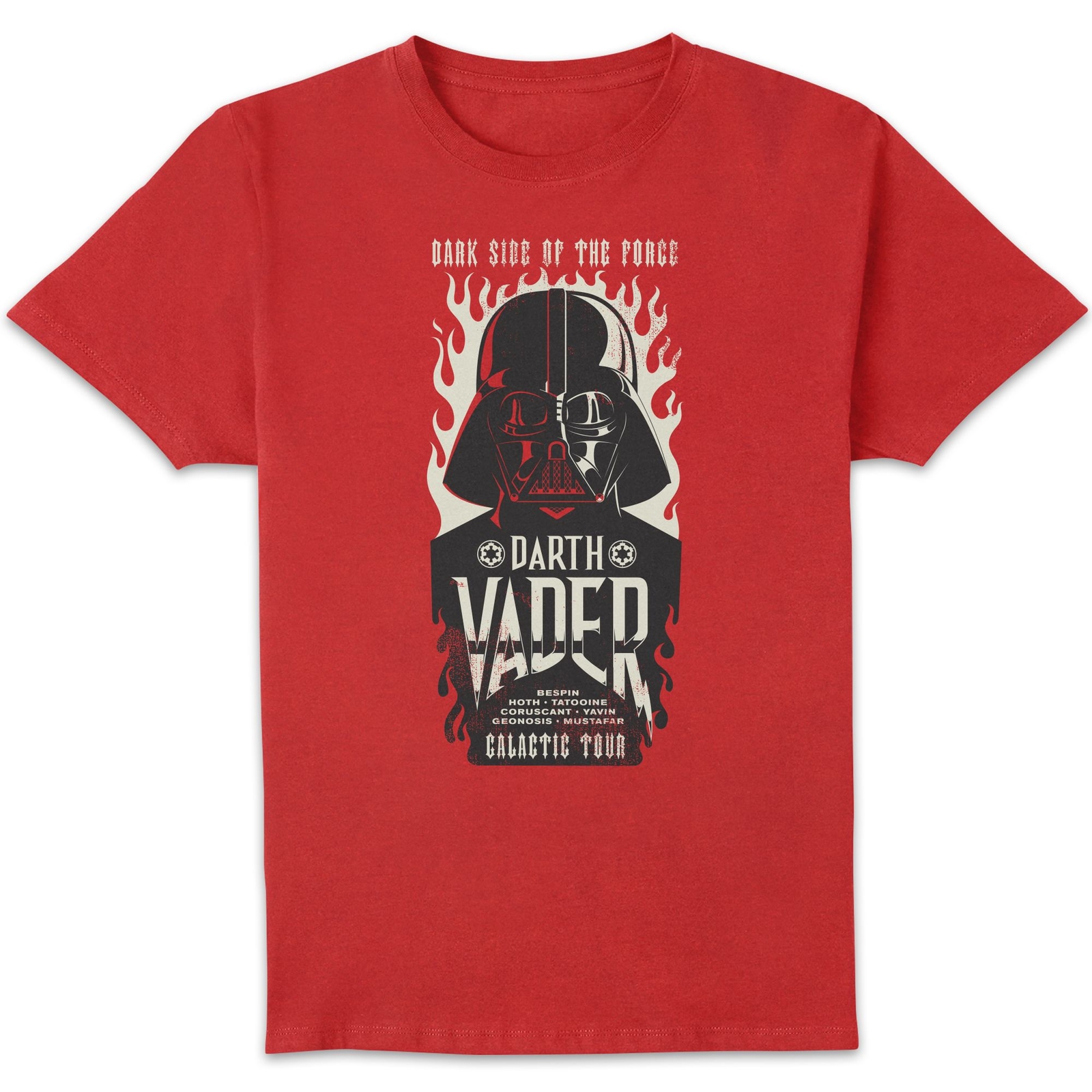 Star Wars Vader Flames Unisex T-Shirt - Red - XL