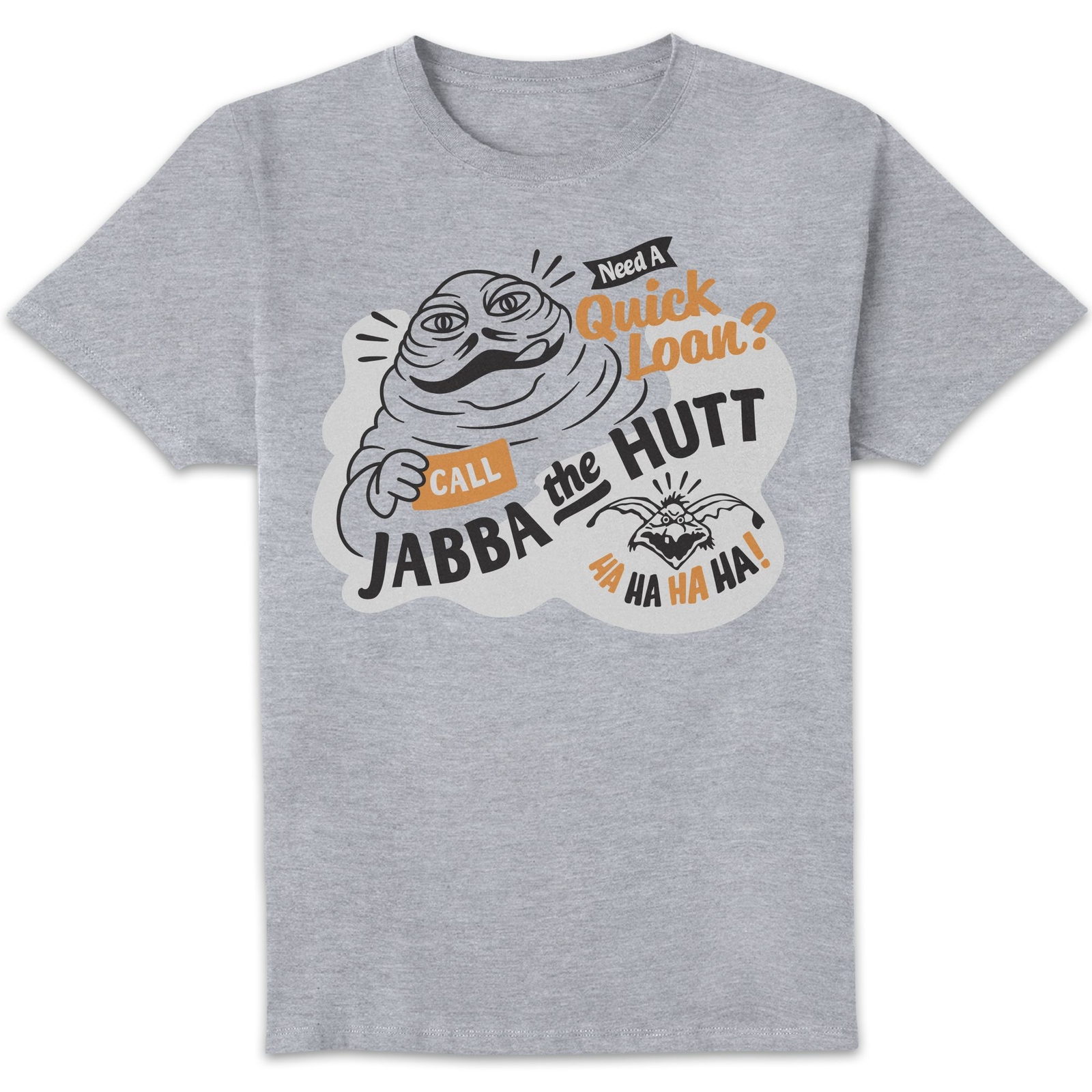 Star Wars Jabba Loans Unisex T-Shirt - Grey - M