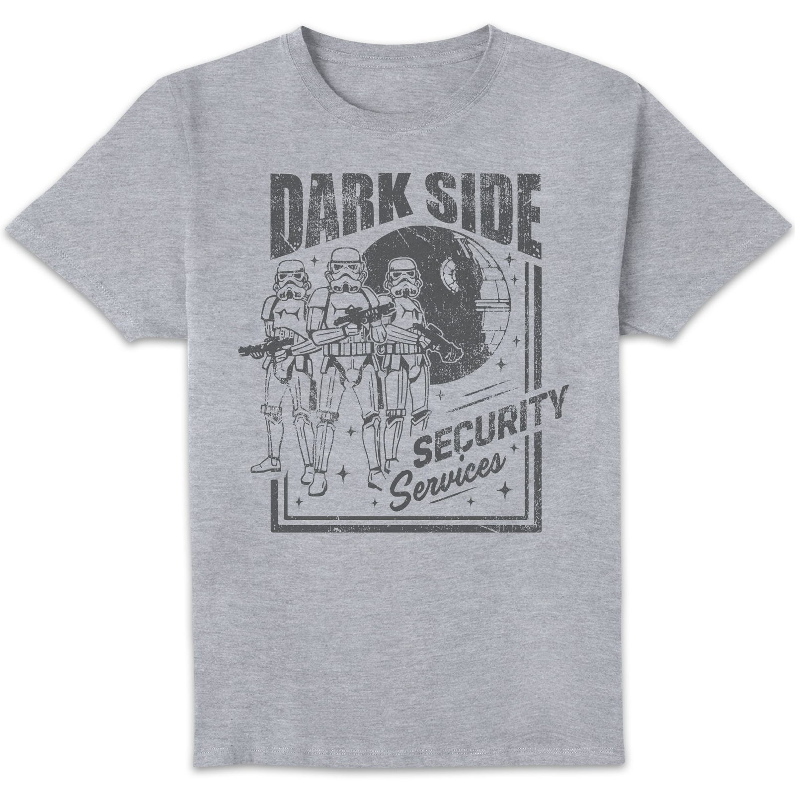 Star Wars Dark Side Security Services Unisex T-Shirt - Grey - M