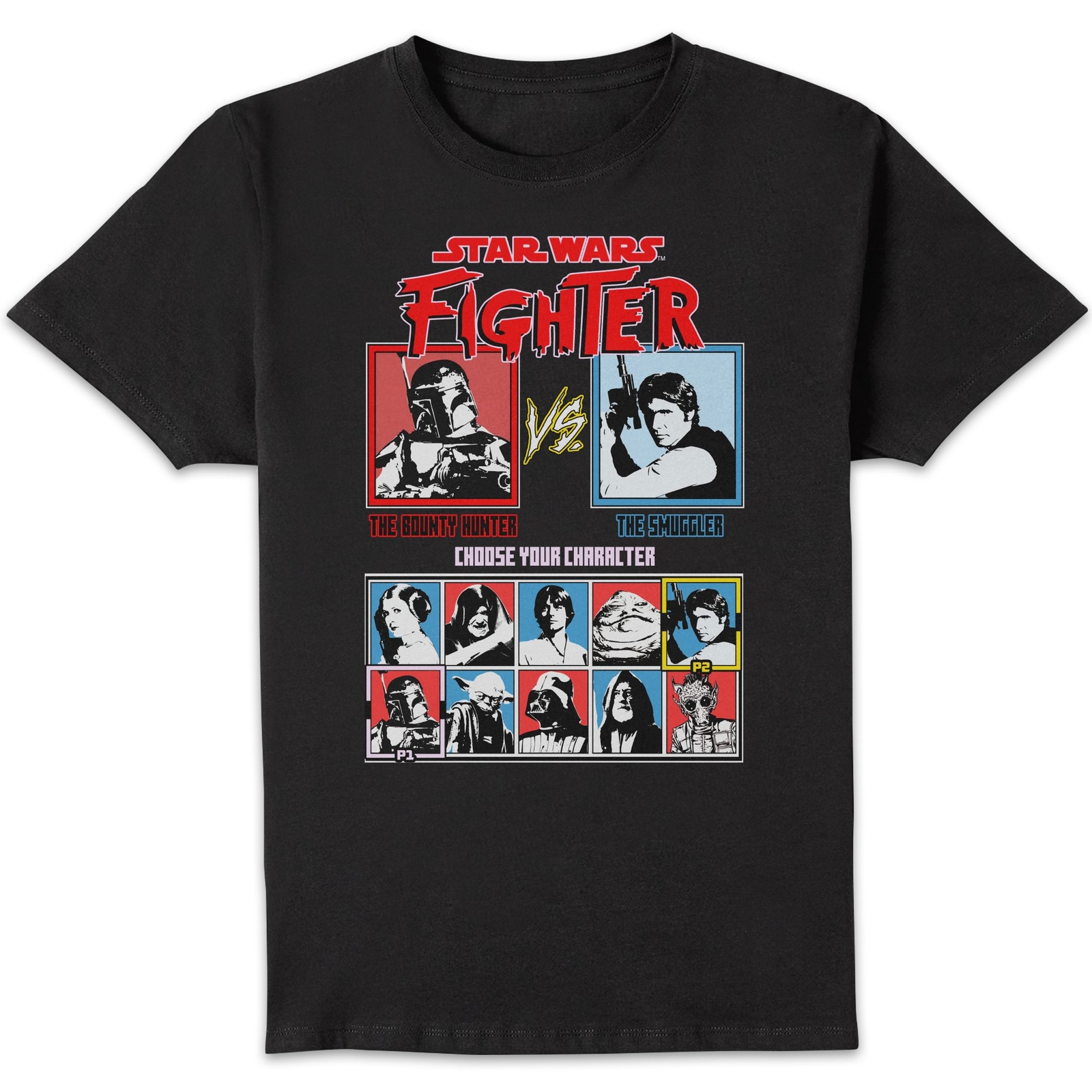 Star Wars Vs Screen Unisex T-Shirt - Black - 3XL