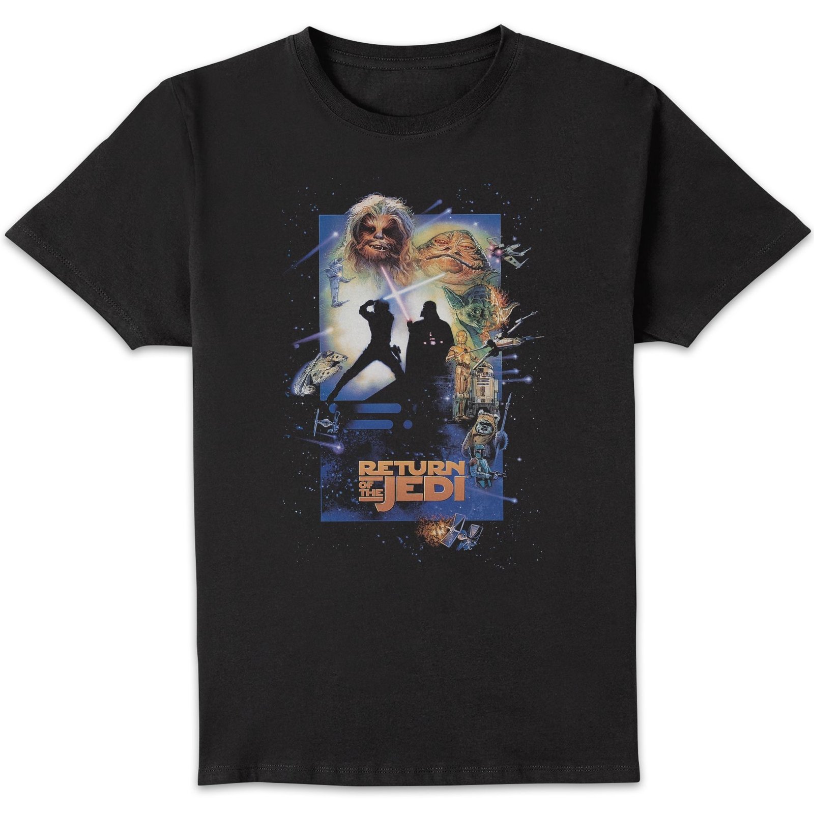 Star Wars Return Of The Jedi Unisex T-Shirt - Black - XL