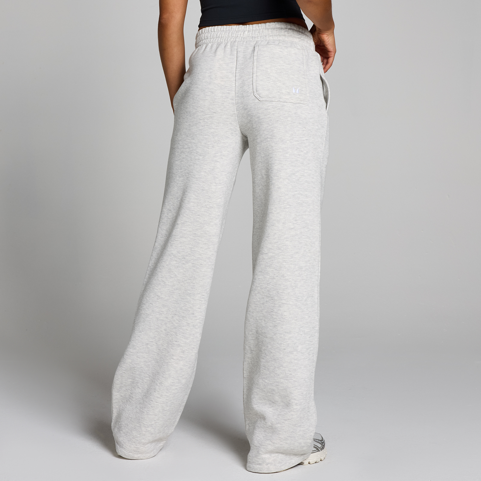 MP Damen Basics Jogginghose mit langer Passform und geradem Bein – Hellgrau  - M