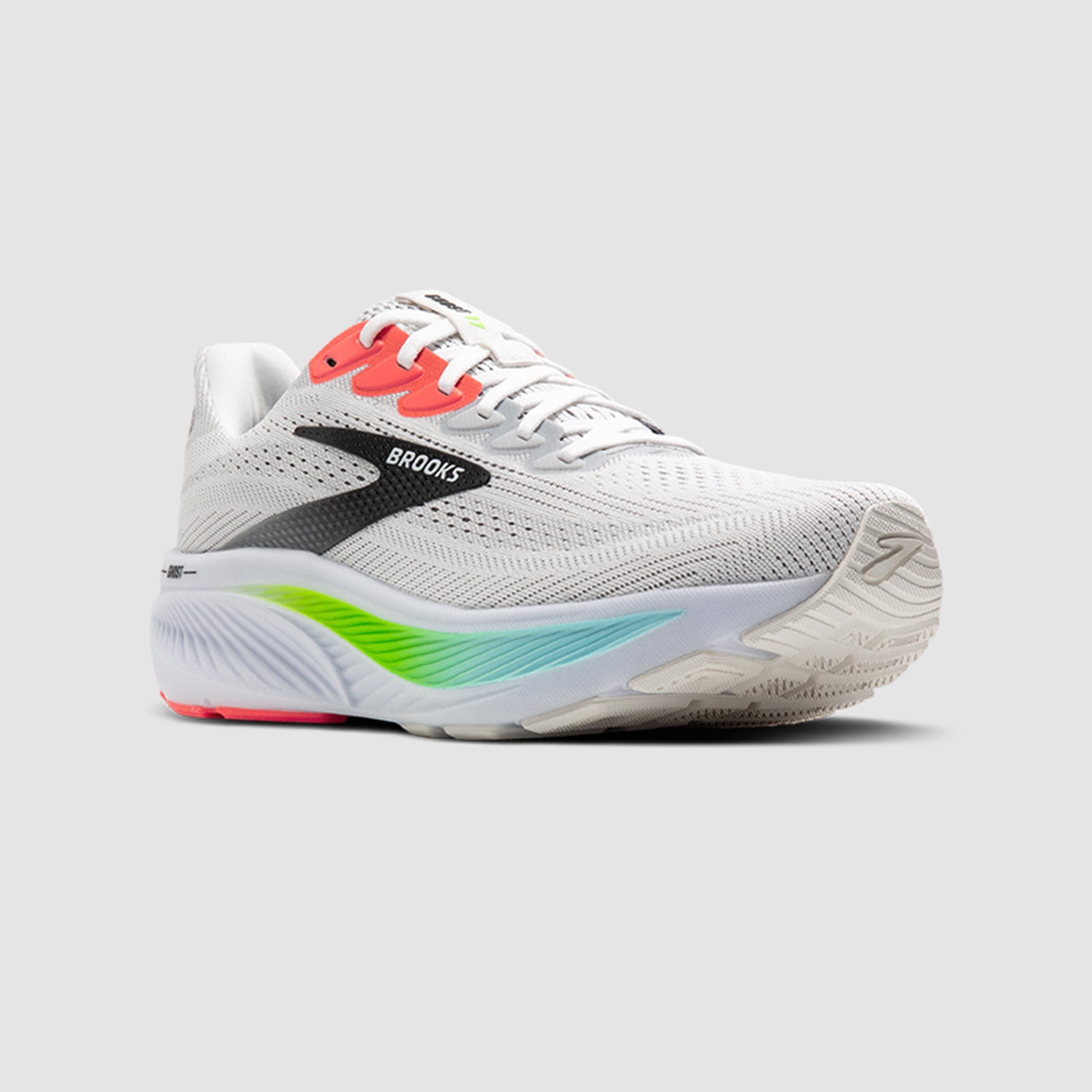 Myprotein UK Brooks Men's Ghost 17 - 112 White/Pink Clay/Gecko - 9