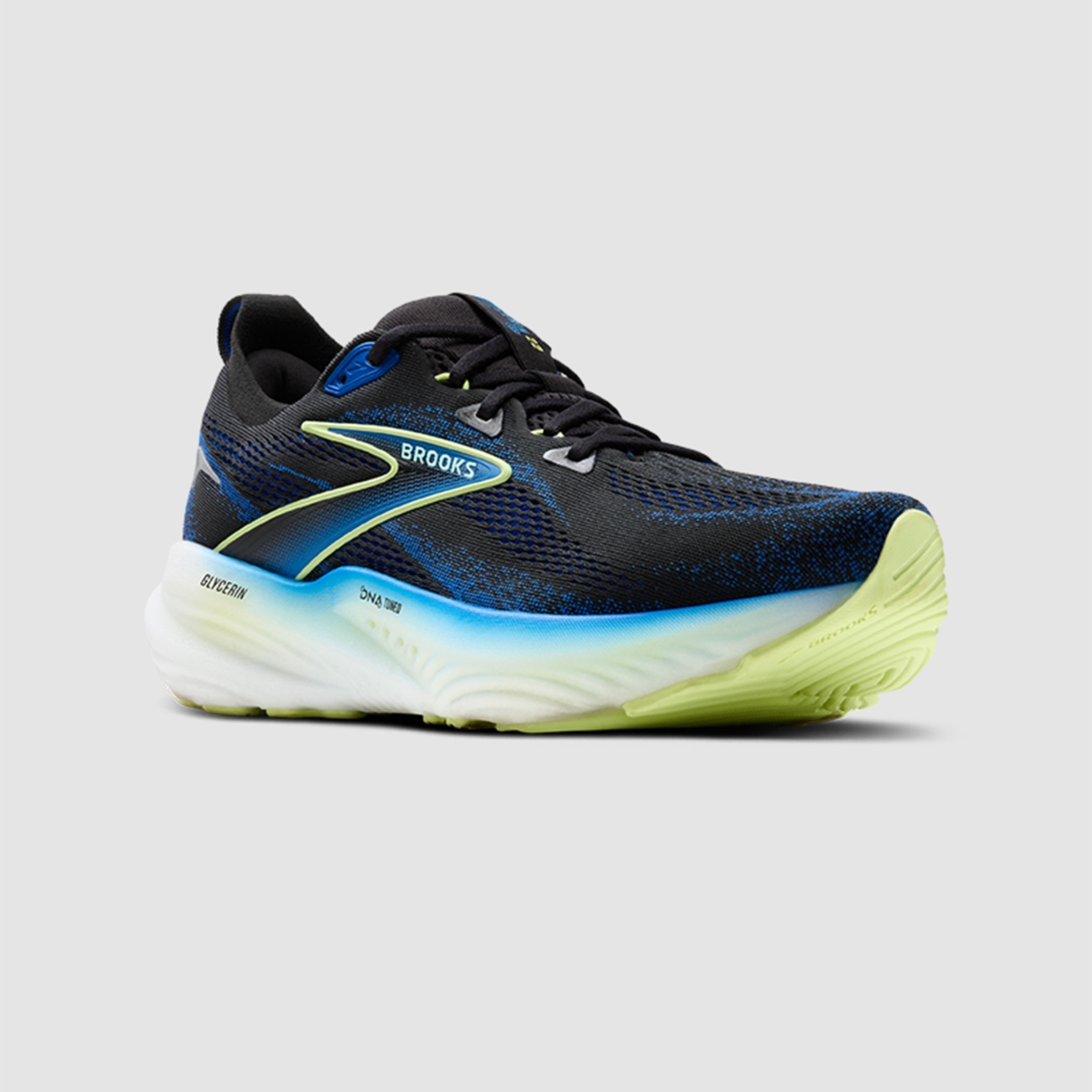 Myprotein UK Brooks Men's Glycerin 22 - 002 Black/Cobalt/Neo Yellow - 11