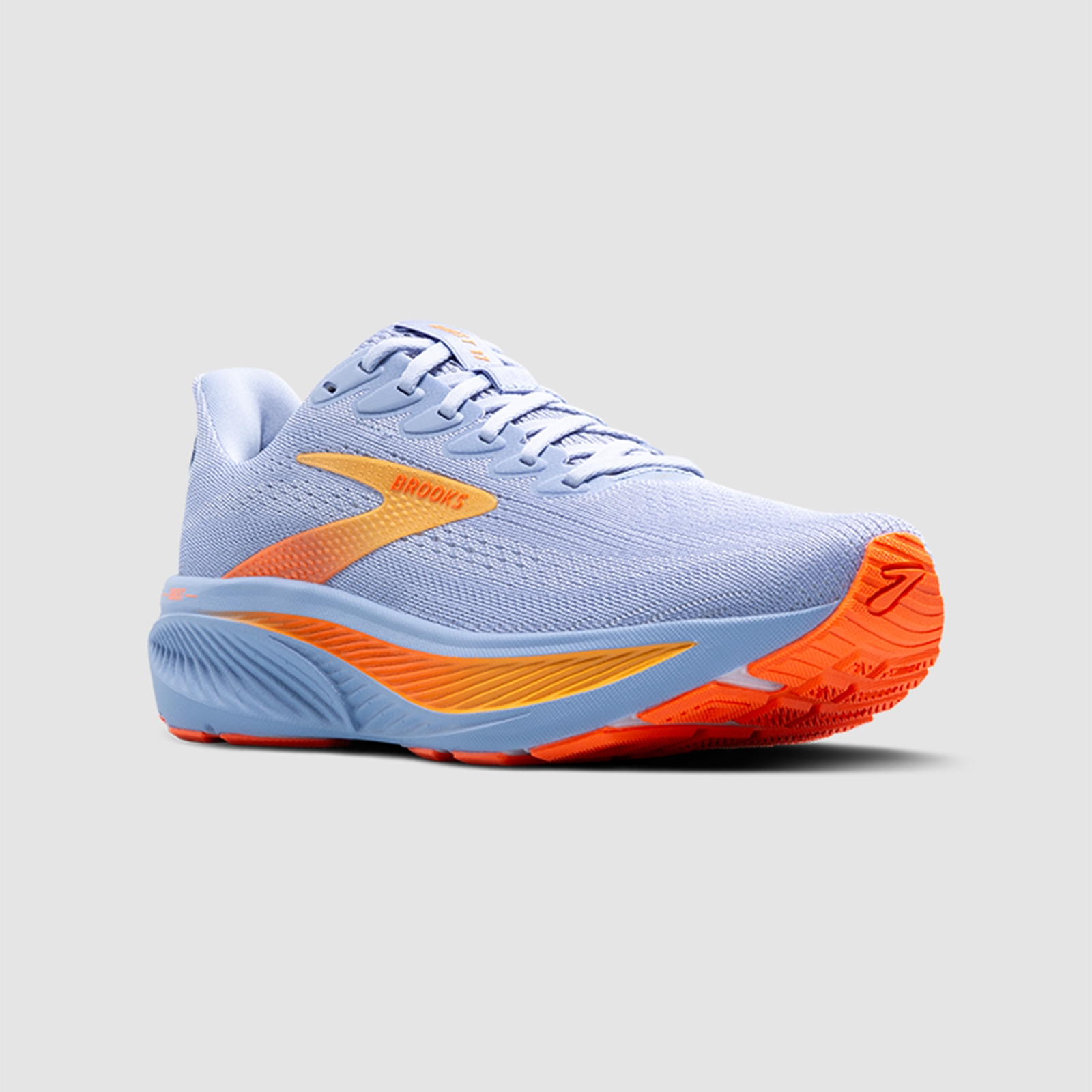 Myprotein UK Brooks Women's Ghost 17 - 443 Blue Heron/White/Orange - 5