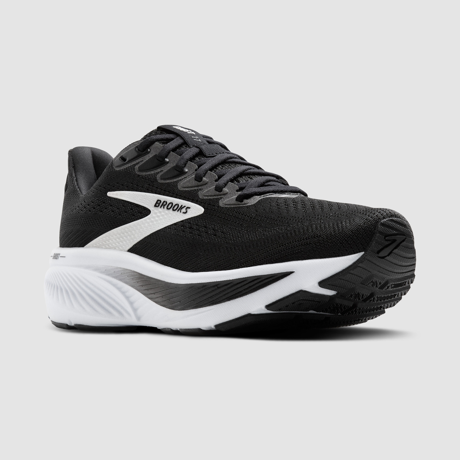Myprotein UK Brooks Men's Ghost 17 - 090 Black/Grey/White - 7