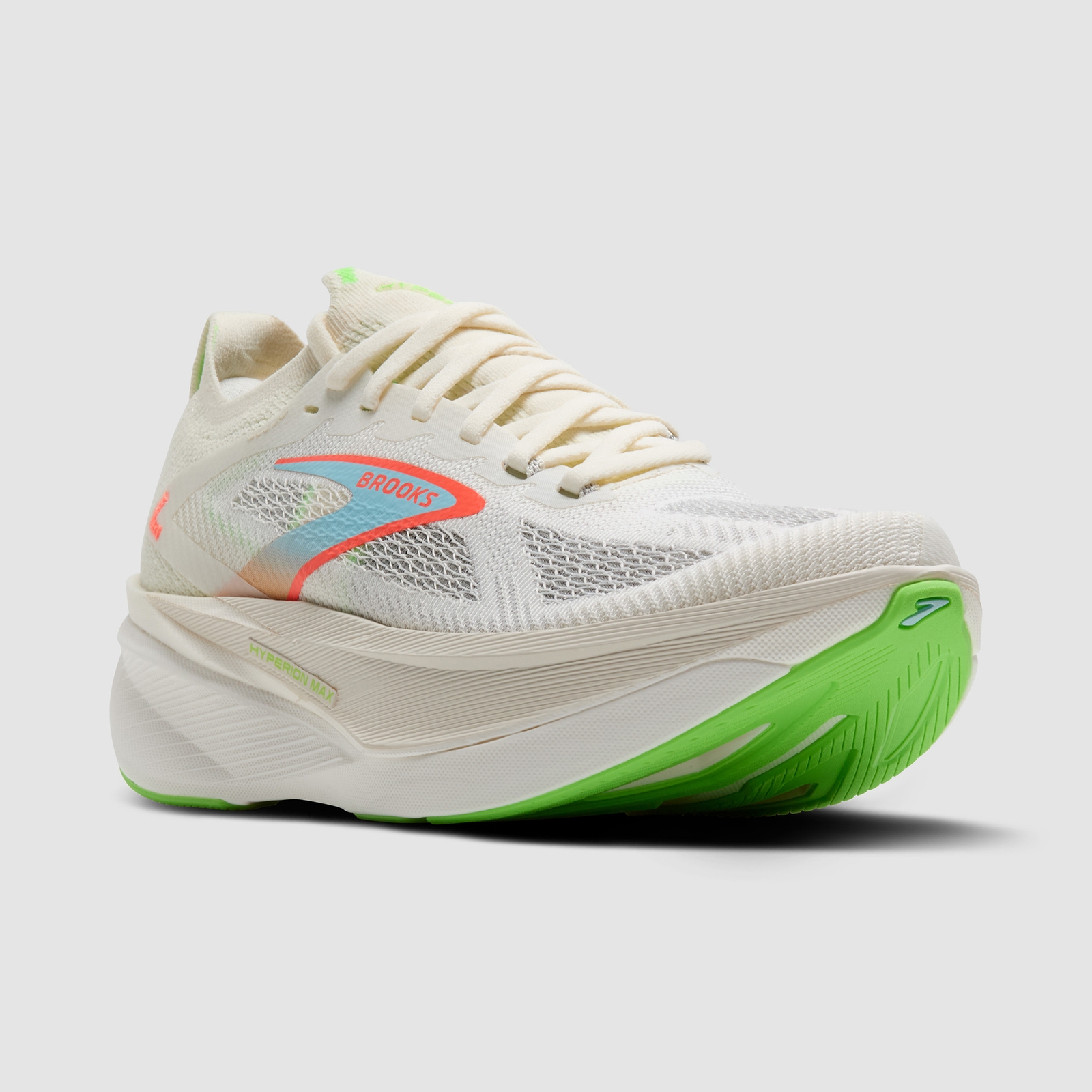 Myprotein UK Brooks Men's Hyperion Max 3 - 182 Coconut/Green Gecko/Pink Clay - 10