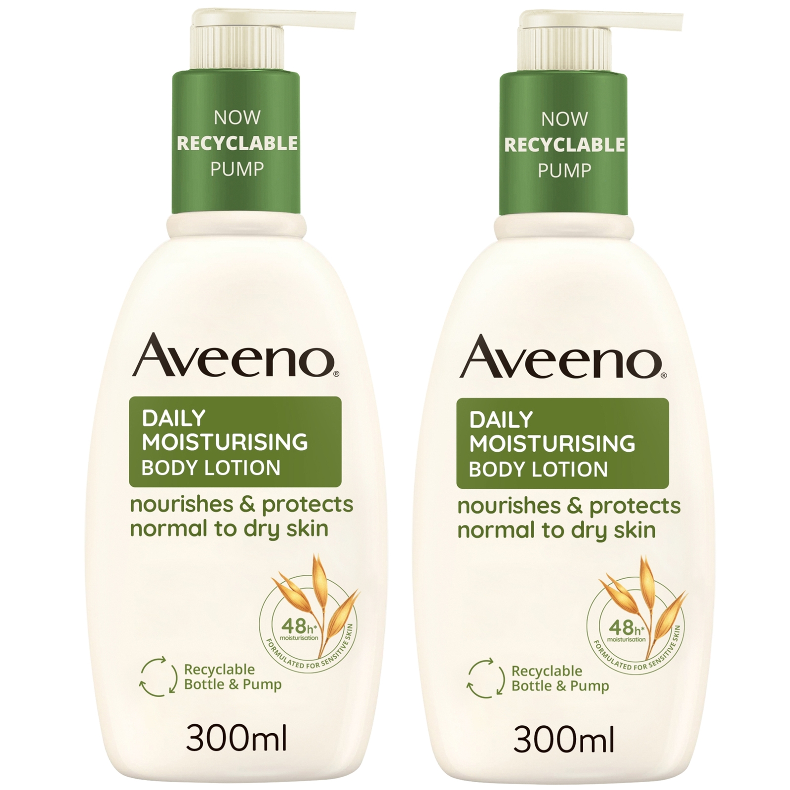 

Aveeno Daily Moisturising Lotion Duo for Instant and Long Lasting Hydration 600ml Mega Bundle