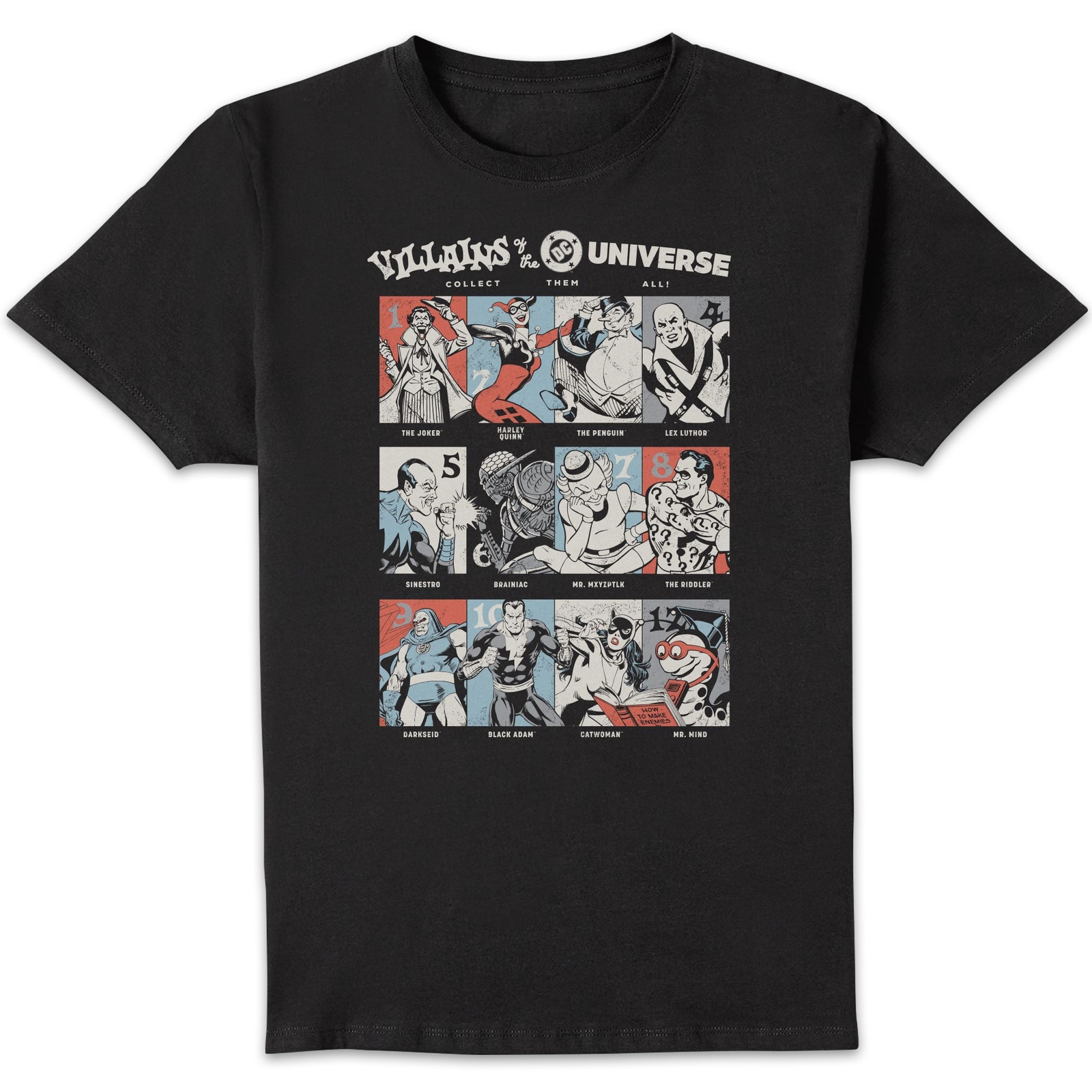 DC Comics Justice League Villains Of The DC Universe Unisex T-Shirt - Black - M