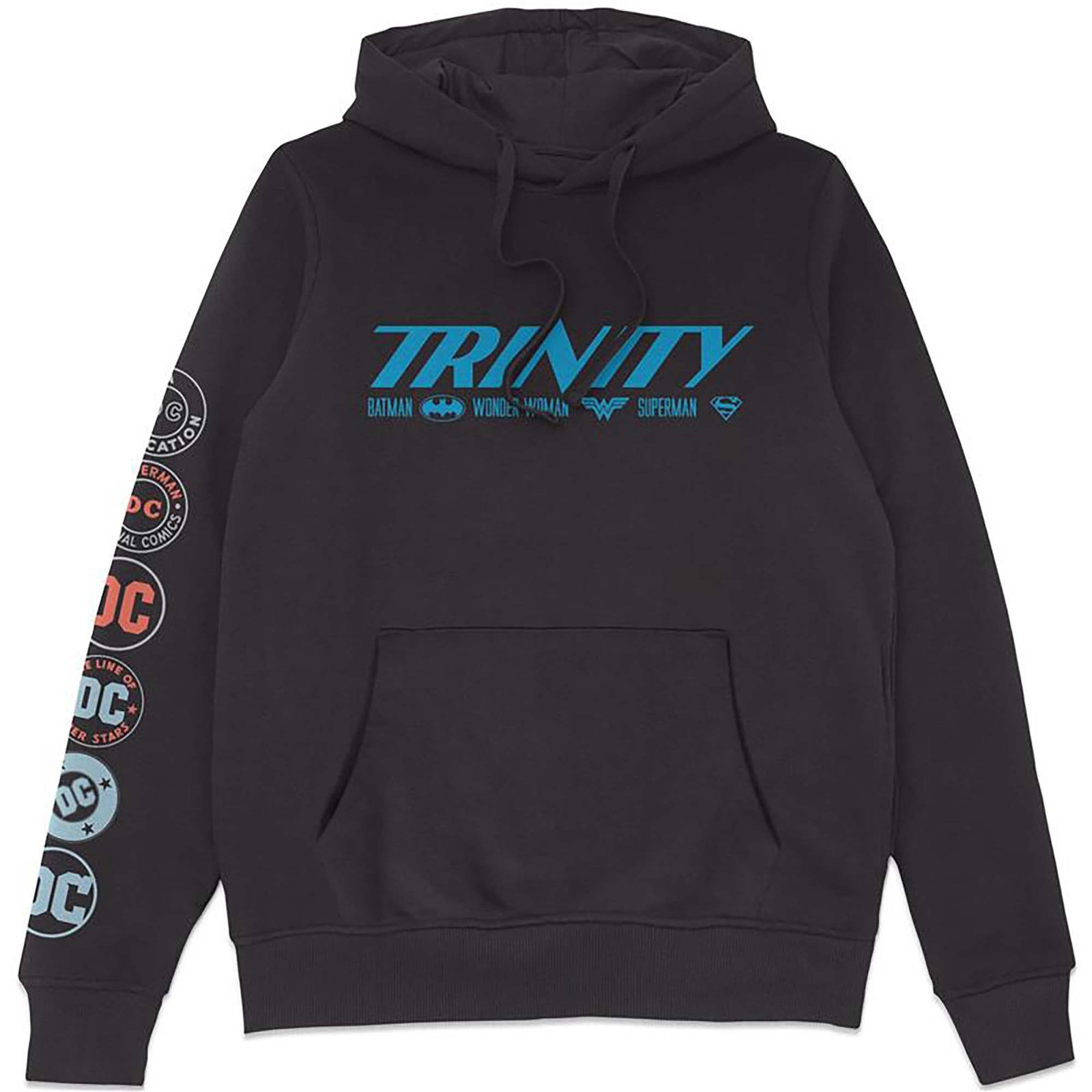 DC Comics Justice League The Trinity Hoodie - Black - XL
