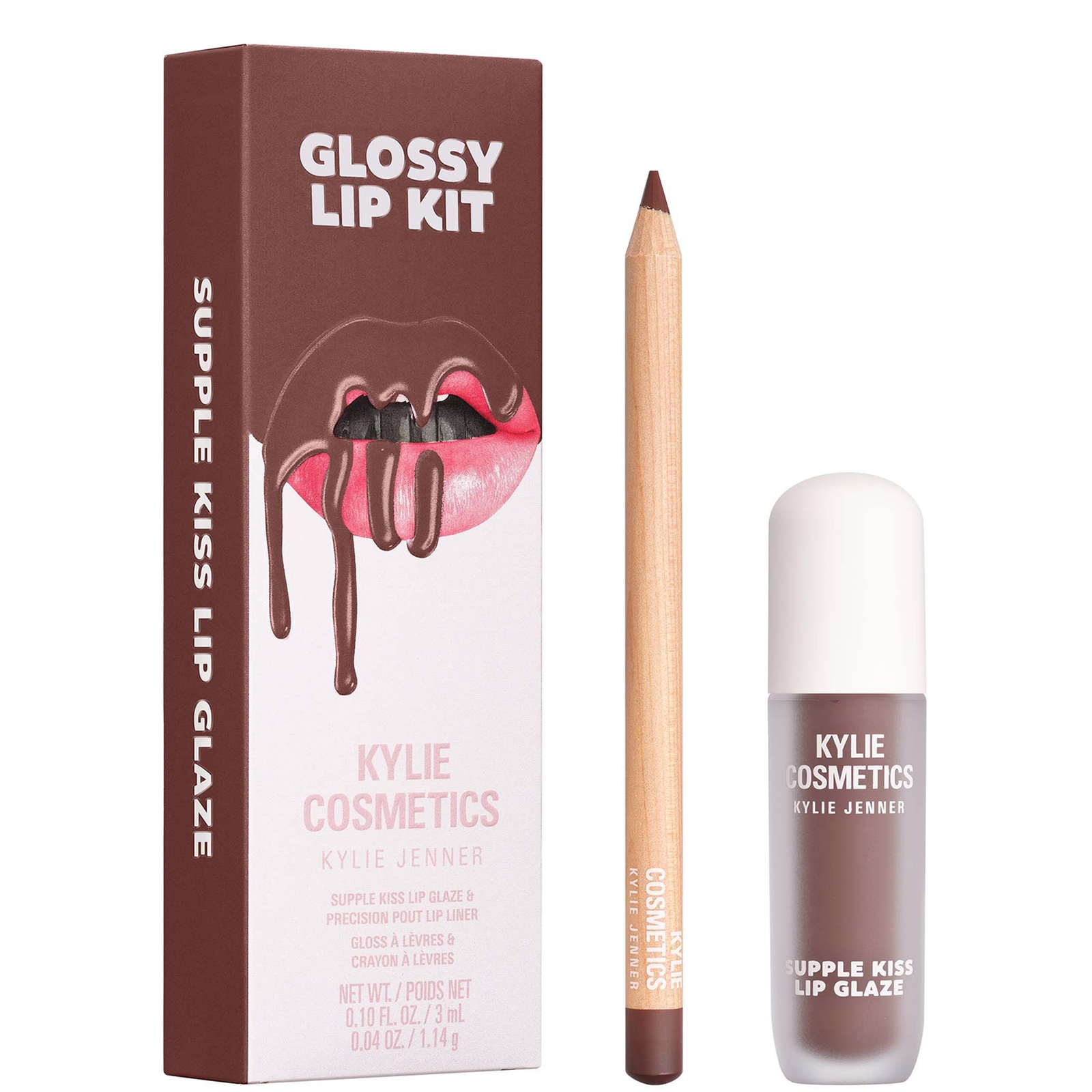 Kylie Cosmetics Glossy Lip Kit (various Shades) - Espresso In Brown