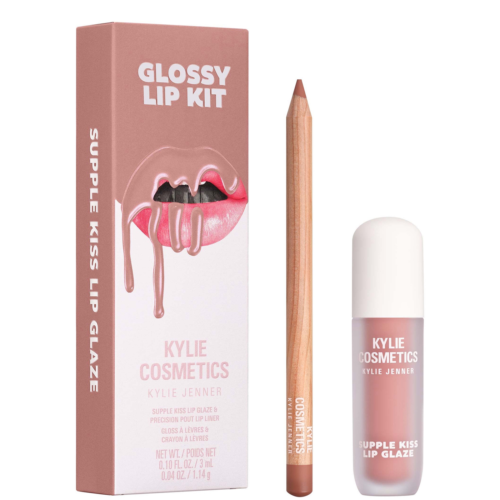 

Kylie Cosmetics Glossy Lip Kit (Various Shades) - Coconut 2.0