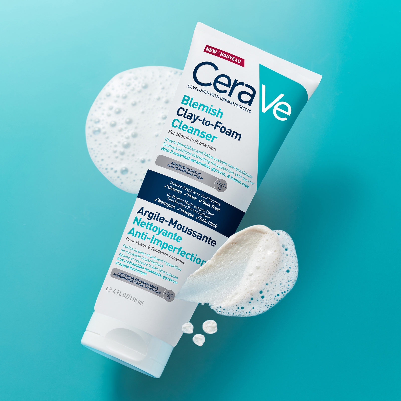 Thumbnail - CeraVe Blemish Clay To Foam Cleanser 118ml