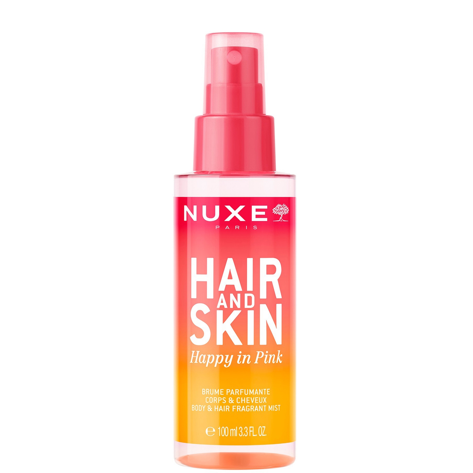 Nuxe Hair & Skin Happy In Pink Body And Hair Fragrant Mist 100ml