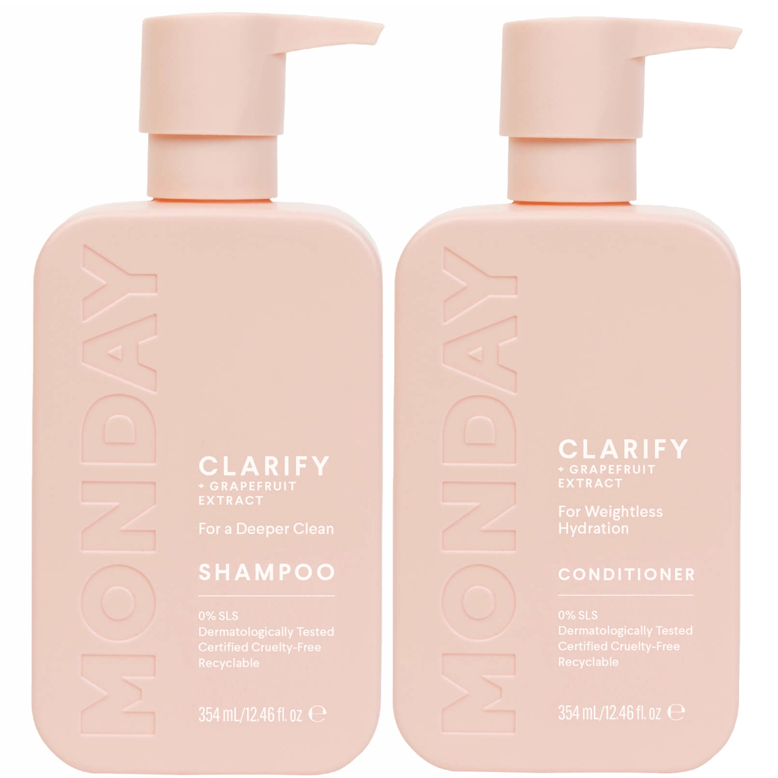 

MONDAY Haircare Clarify Shampoo and Conditioner Duo 354ml