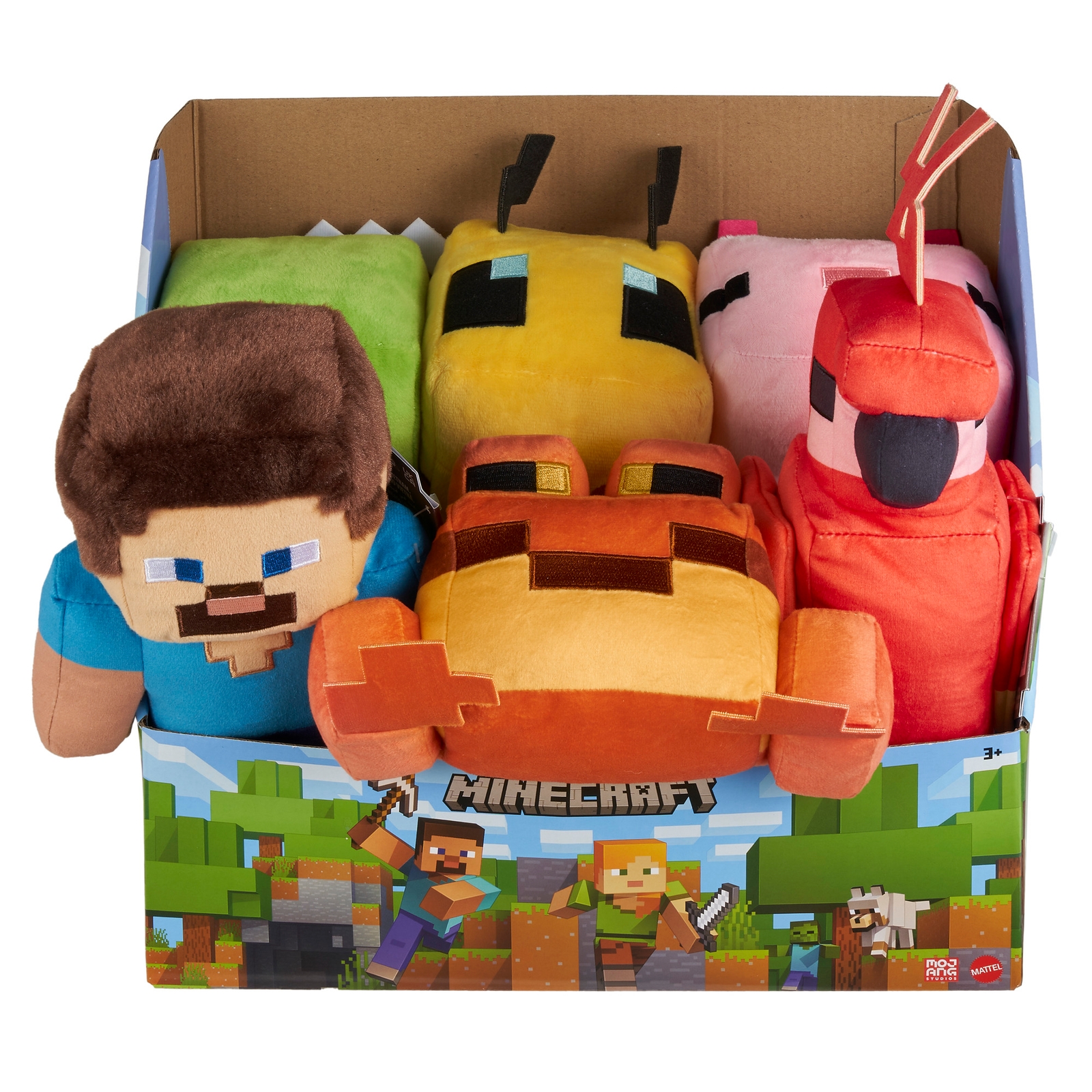 Minecraft 8  Basic Plush Random Assortment (1 Mystery Plush)