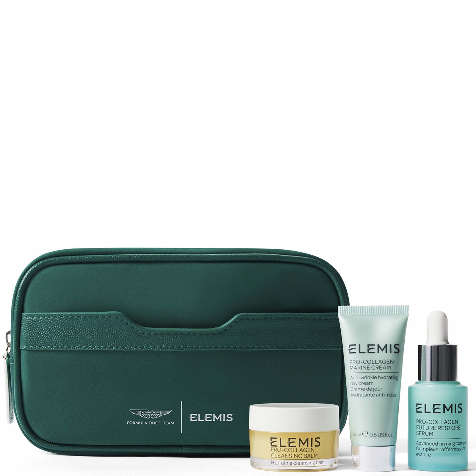 

Elemis x Aston Martin Aramco Formula One Team Iconic Discovery Skincare Collection