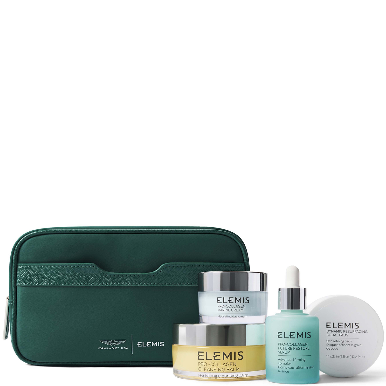 

Elemis x Aston Martin Aramco Formula One Team Iconic Skincare Collection