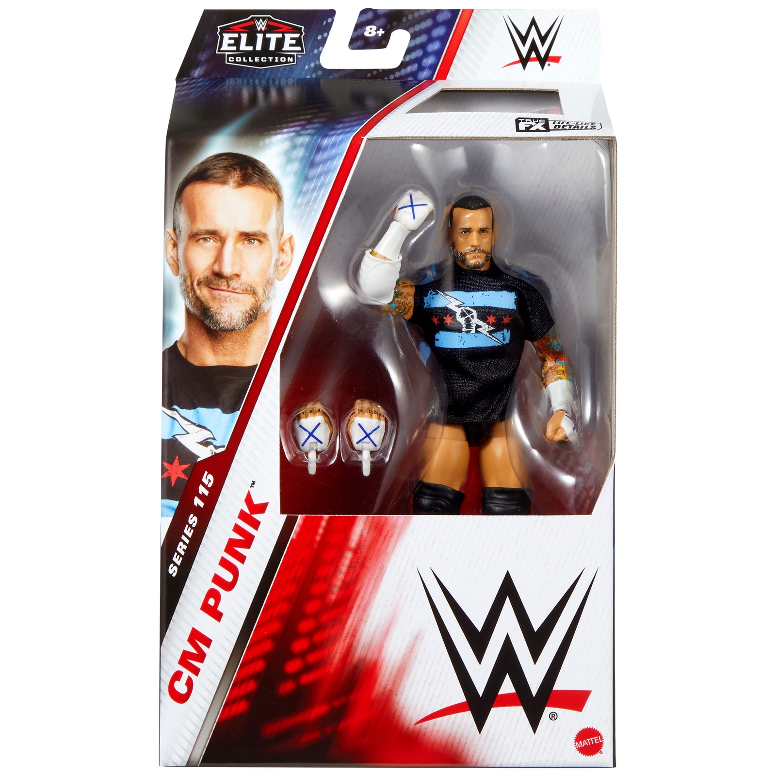 WWE Elite Series 115 CM Punk Action Figure (6 )