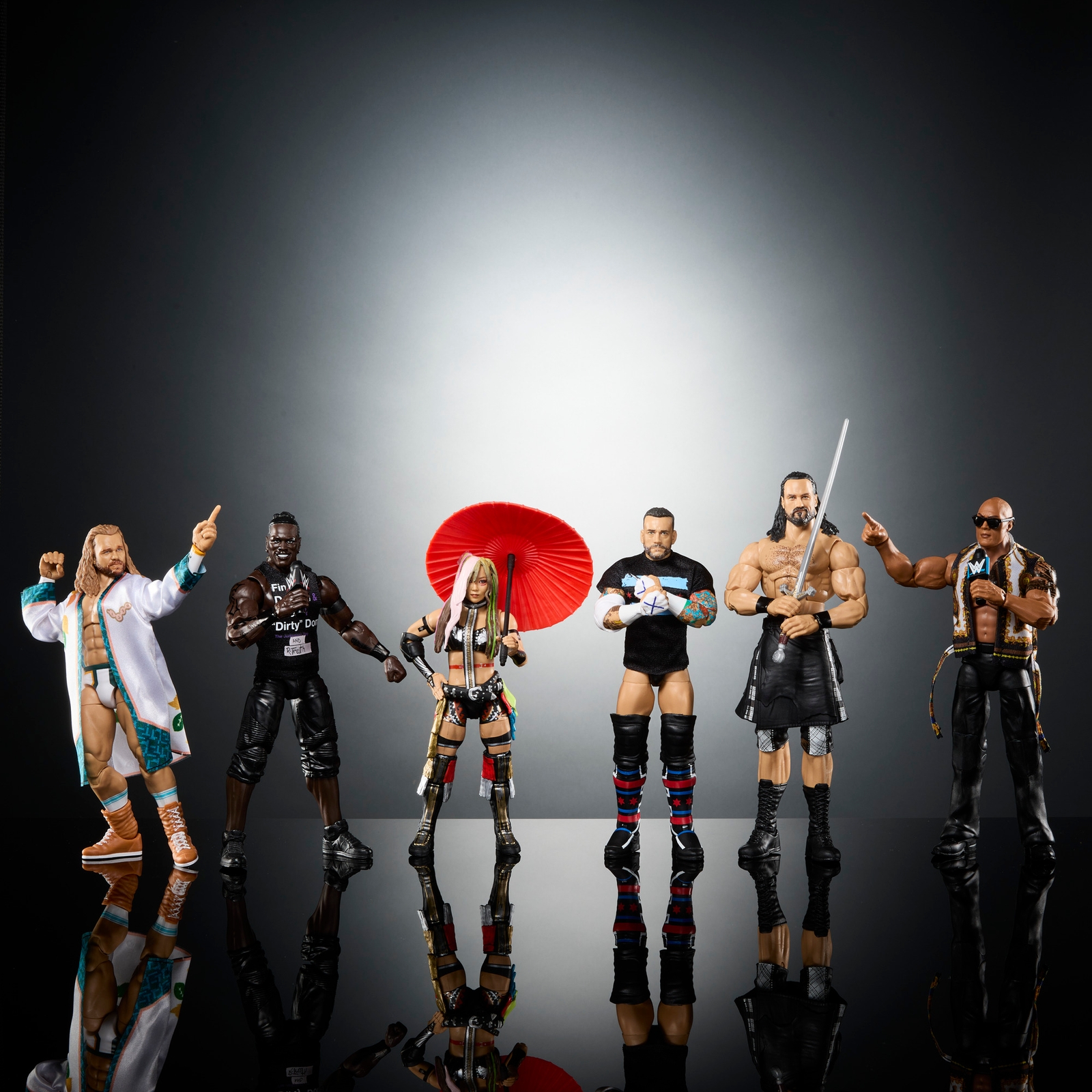 WWE Elite Series 115 Complete 6-Pack Action Figure Bundle (6 )