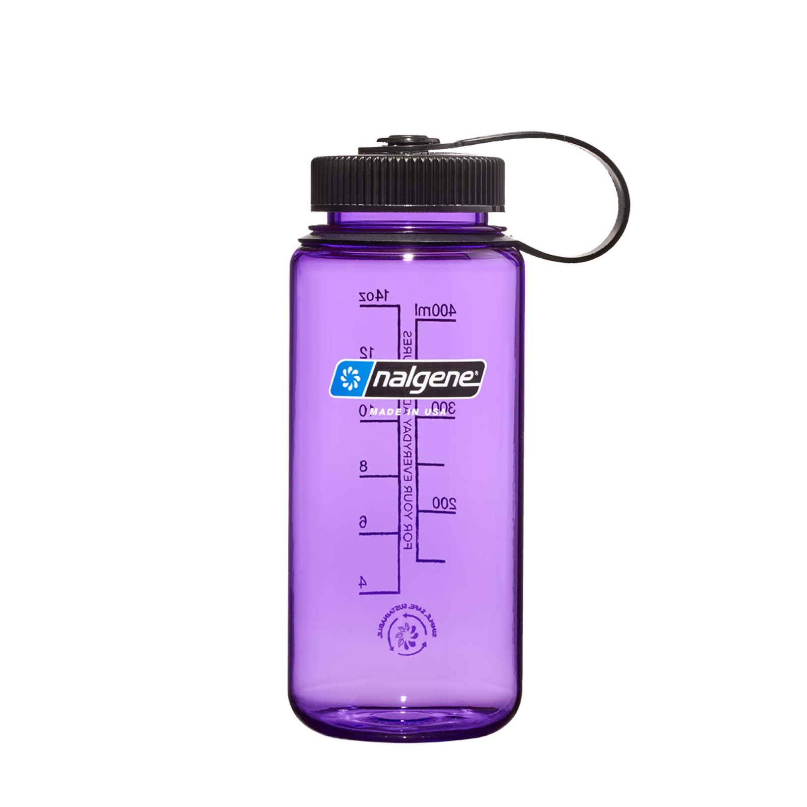 Myprotein UK Nalgene WM 0.5L Tritan Sustain - Purple/Black Cap