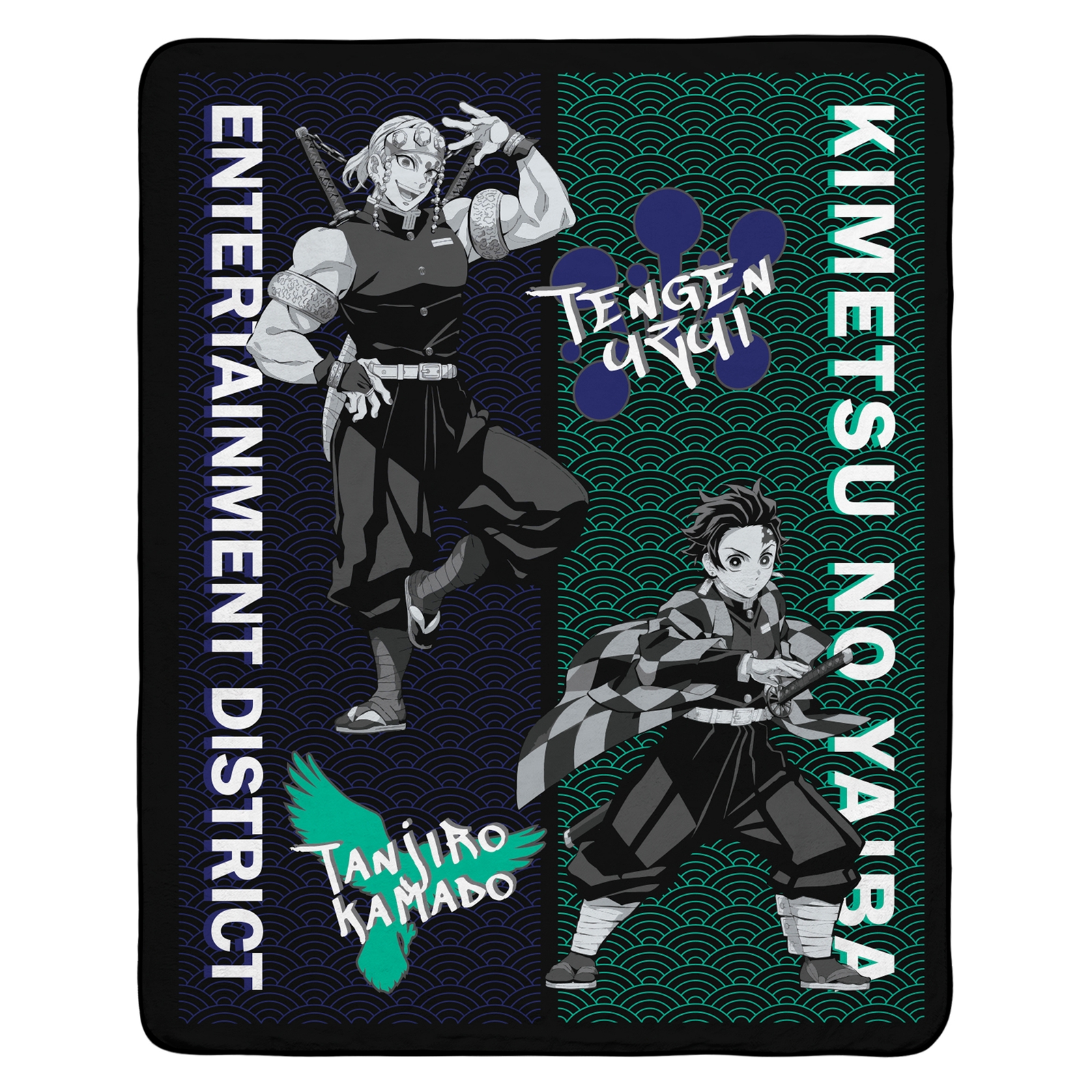 Demon Slayer Tanjiro & Tengen Blanket