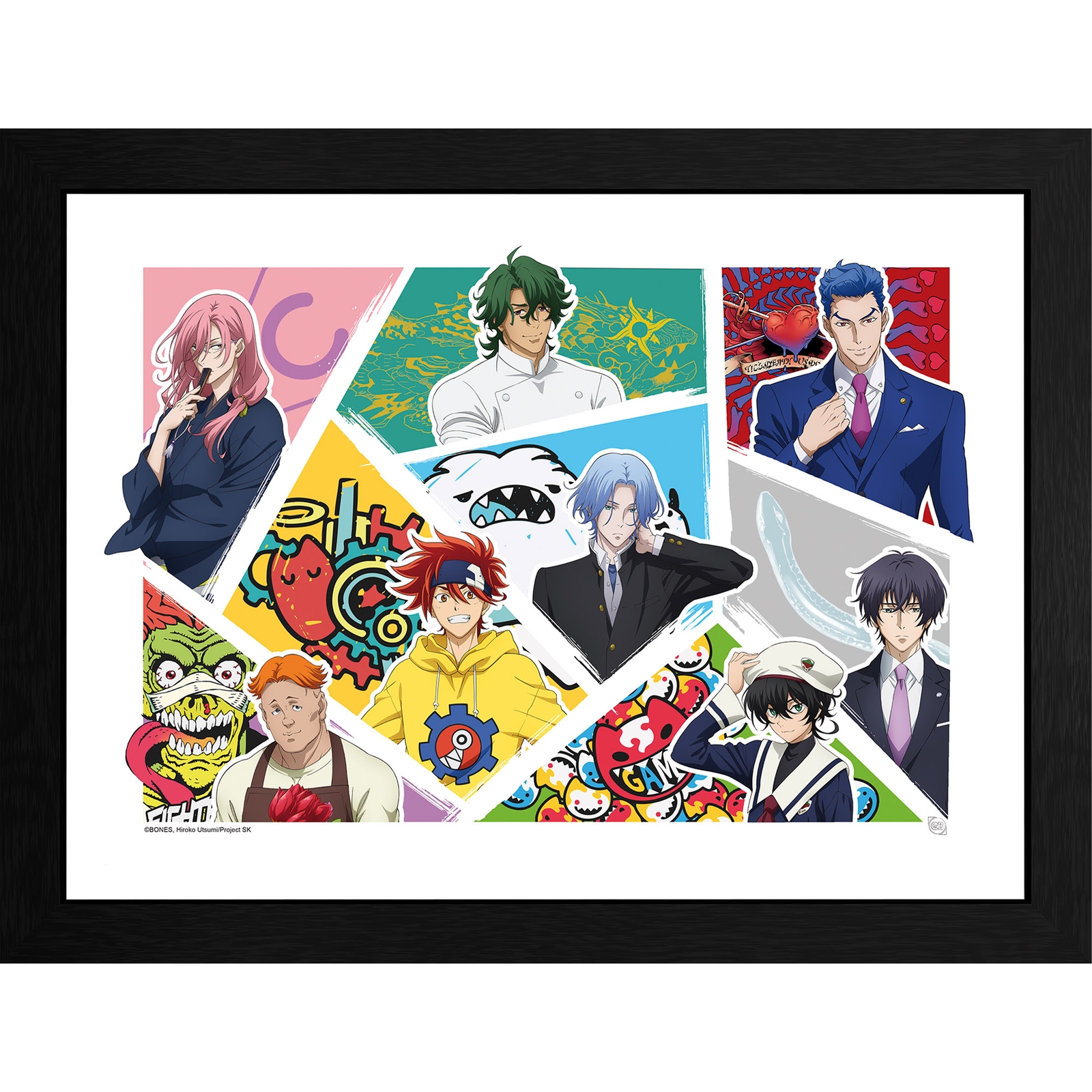 SK8 the Infinity Group 30 x 40cm Framed Collector Print