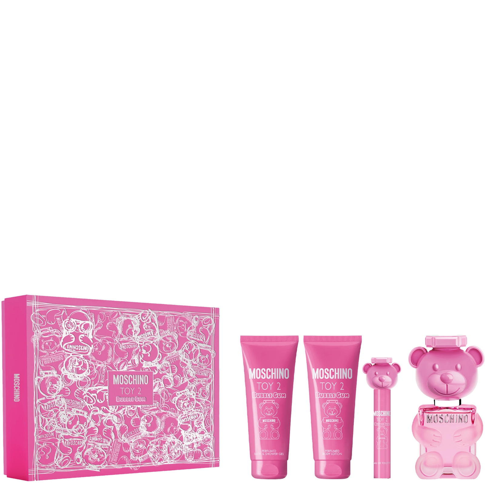 Moschino Bubblegum Eau De Toilette 100ml Set (worth £91)